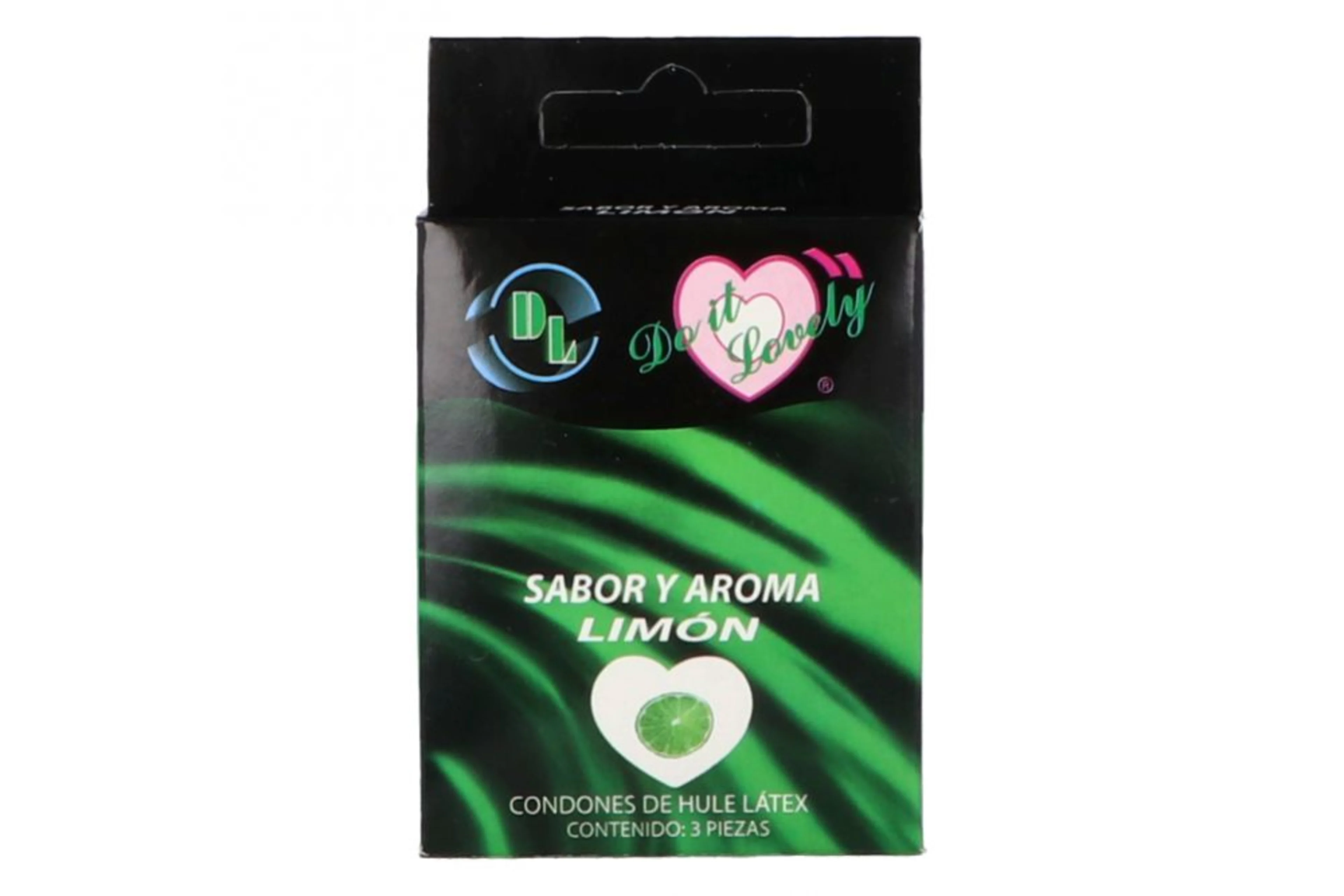 Dl Do It Lovely Condones Sabor Y Aroma Limón Con 3 Piezas 