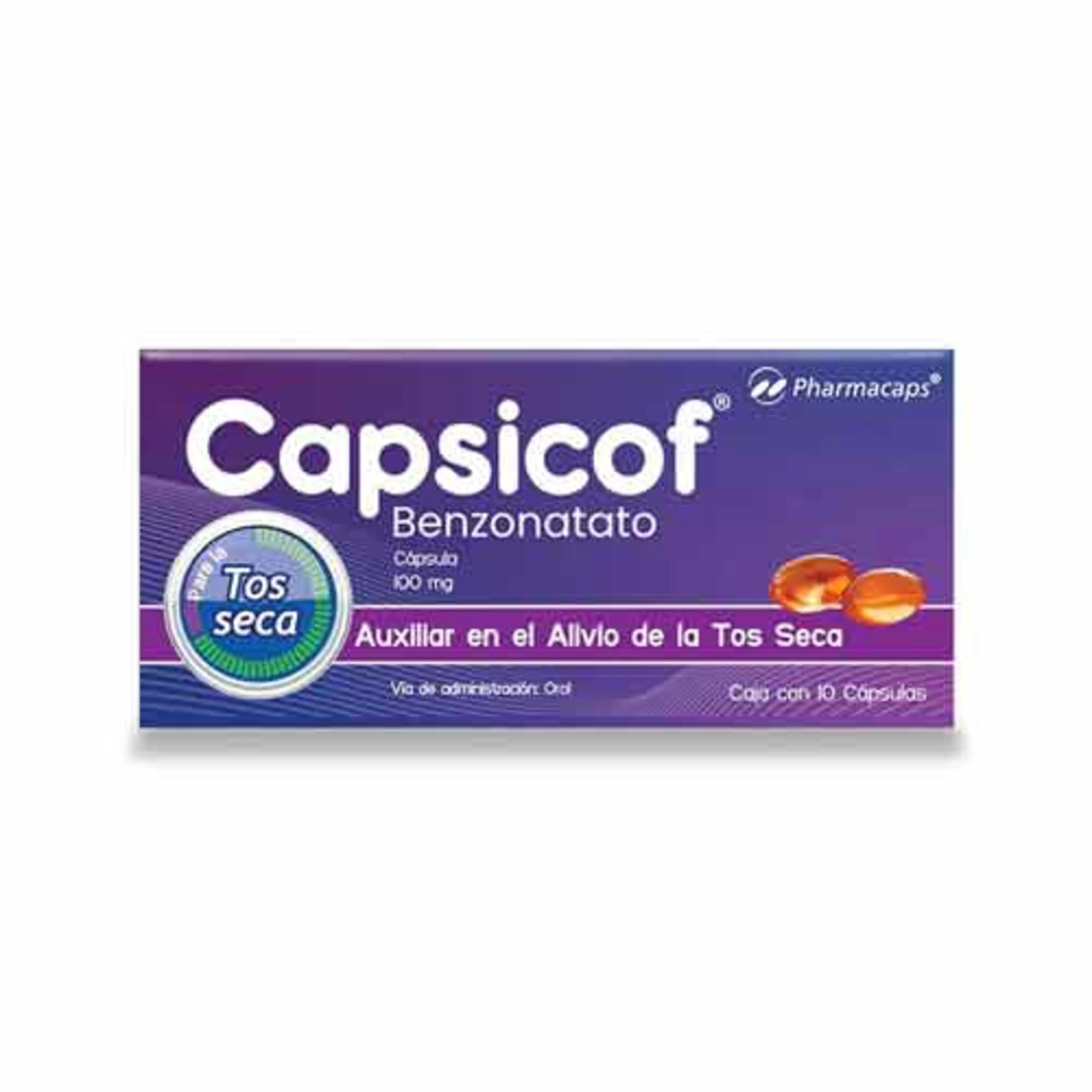 Capsicof 100 Mg Con 10 Cápsulas