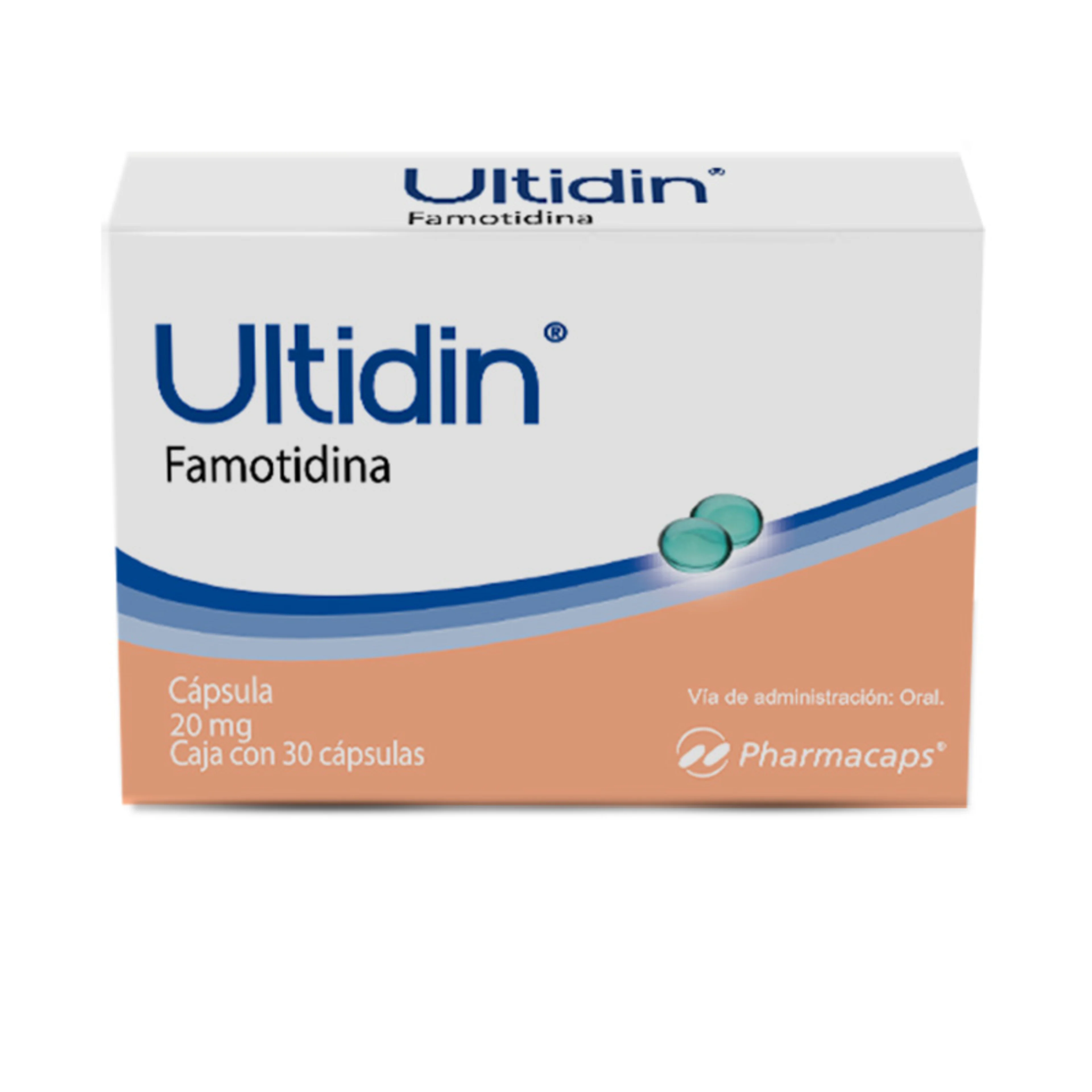 Ultidin 20 Mg Con 30 Cápsulas