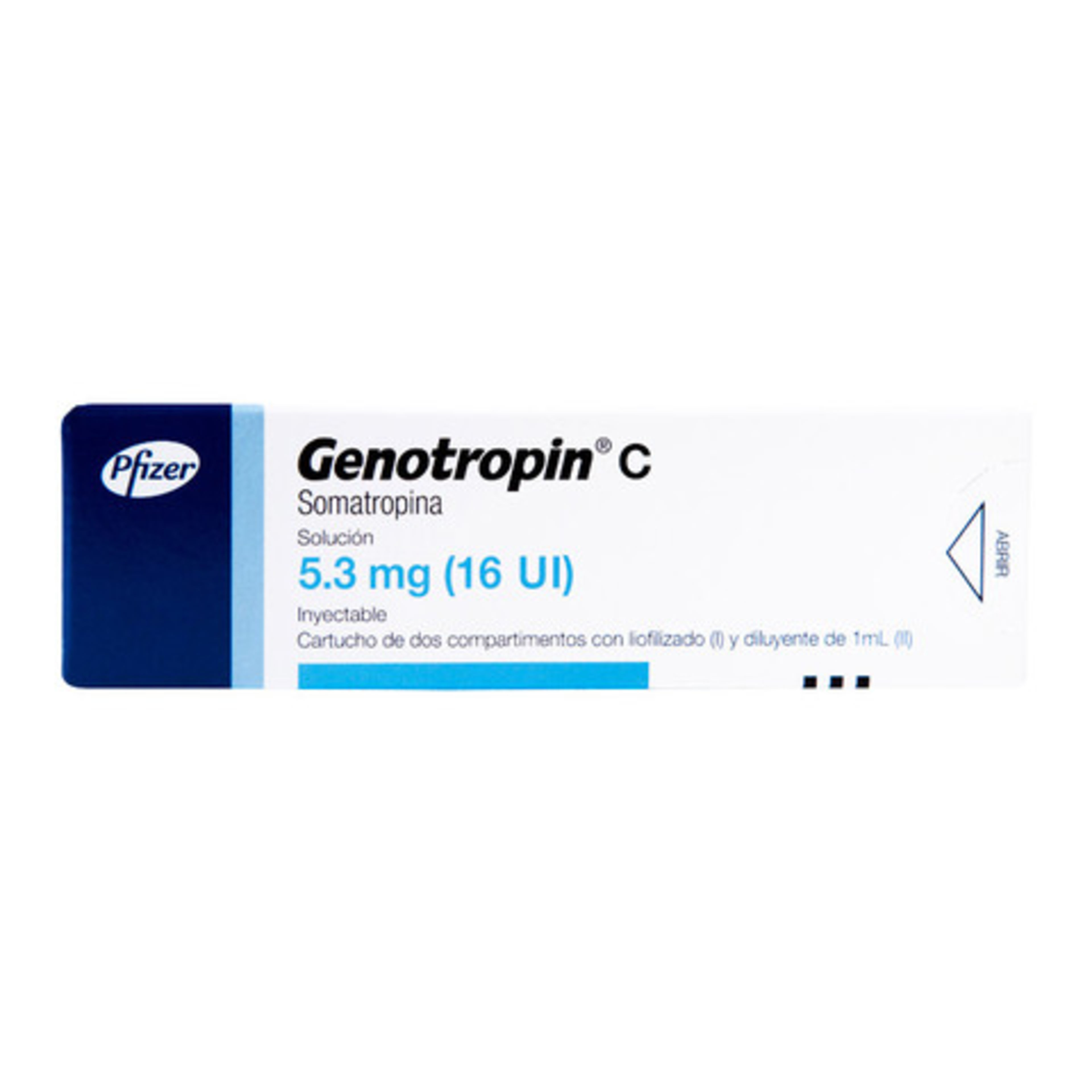 Genotropin C 5.3 Mg (16 Ui) Solución Inyectable Cartucho Con 2 Compartimientos