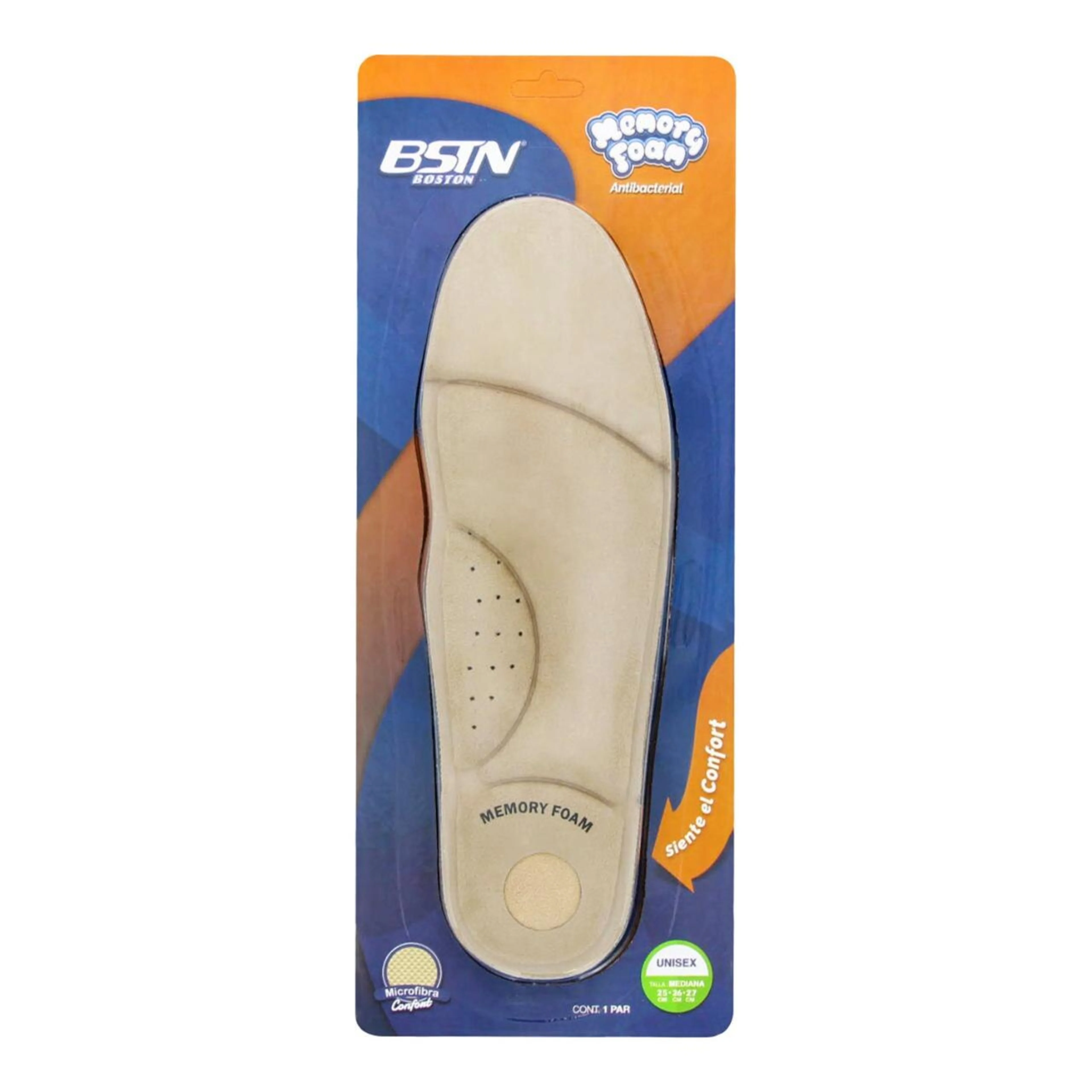 Plantilla boston antibacterial talla m 25-27 1 par.