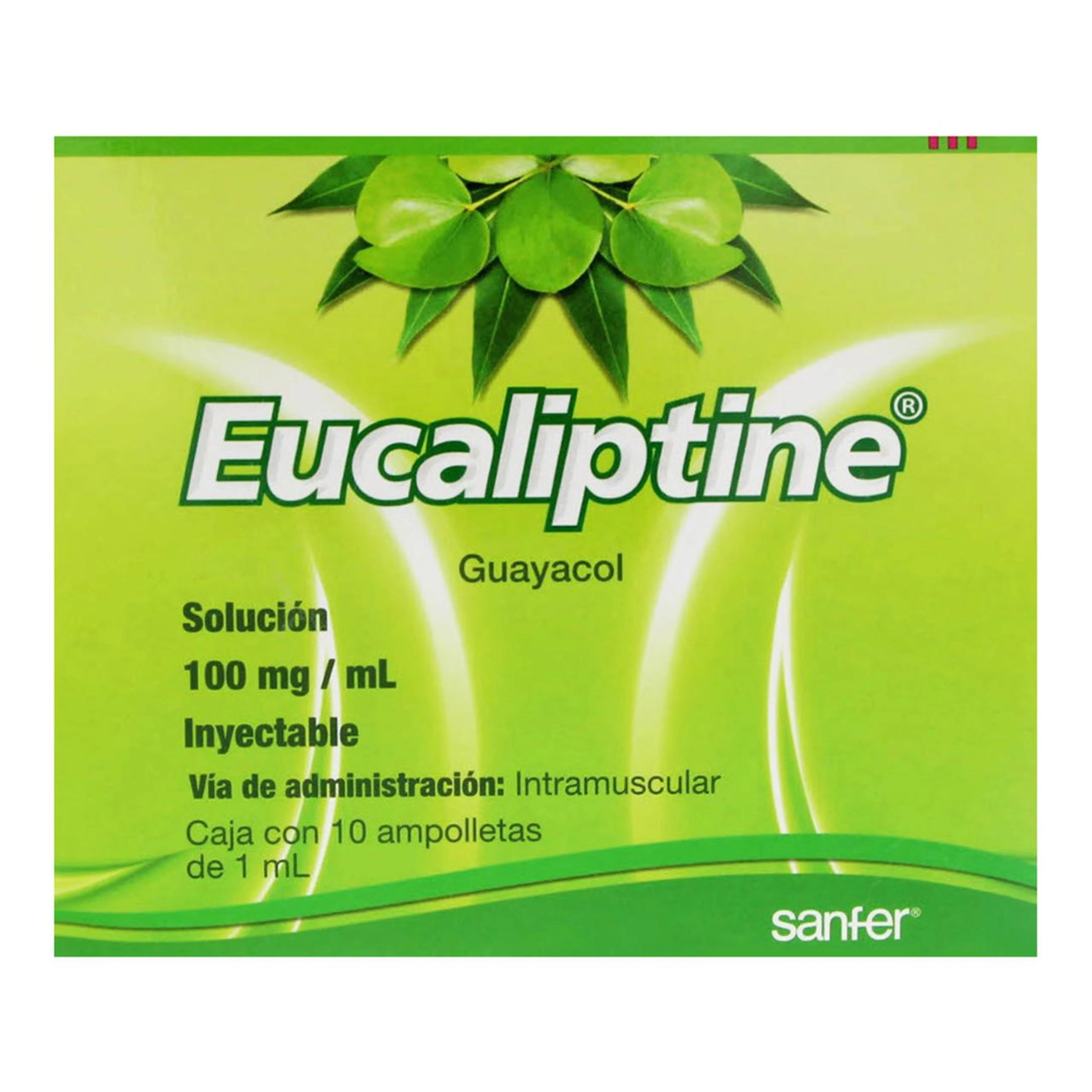 Eucaliptine 1 ml Ampolleta C10 (Guayacol)