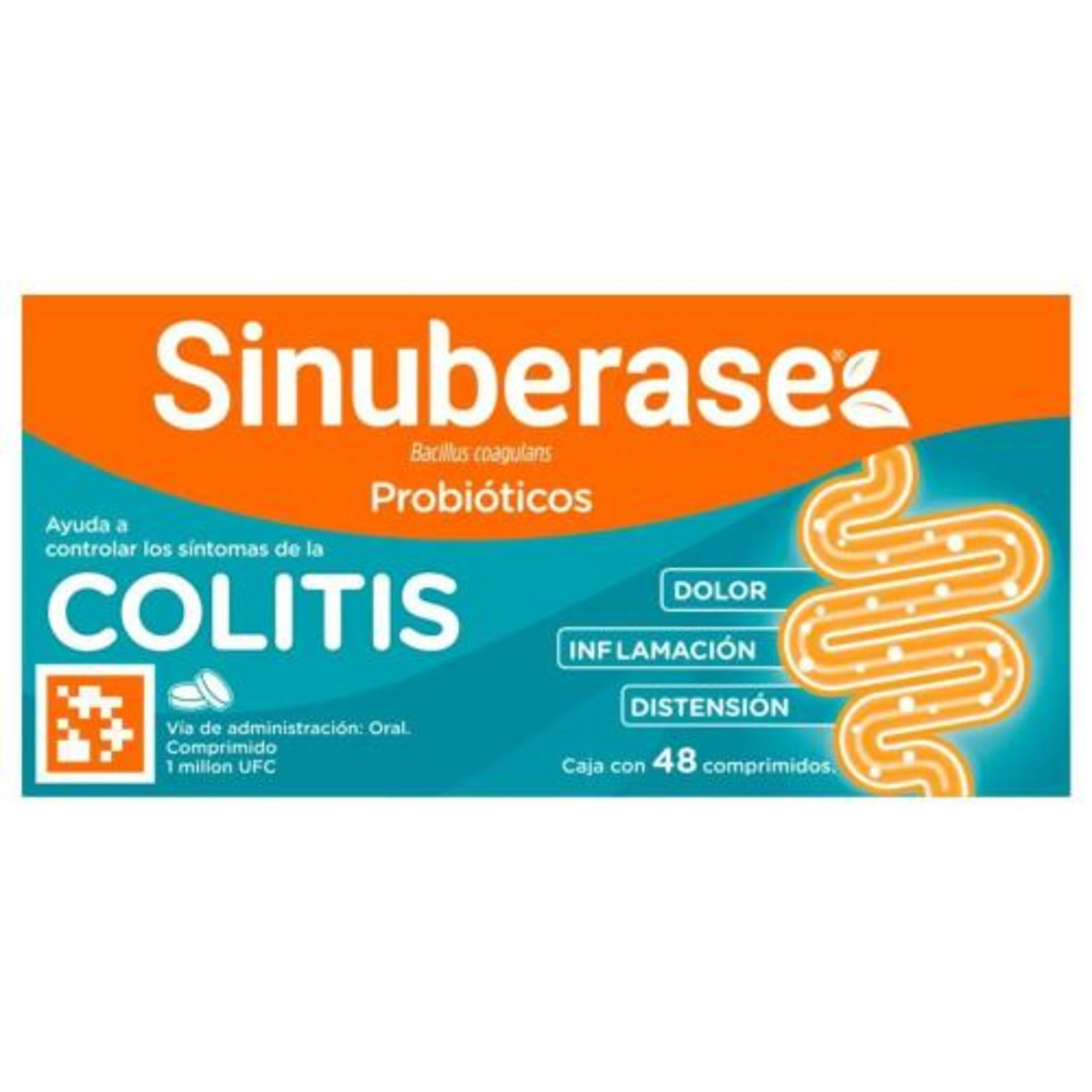 Sinuberase Probióticos Con 48 Comprimidos