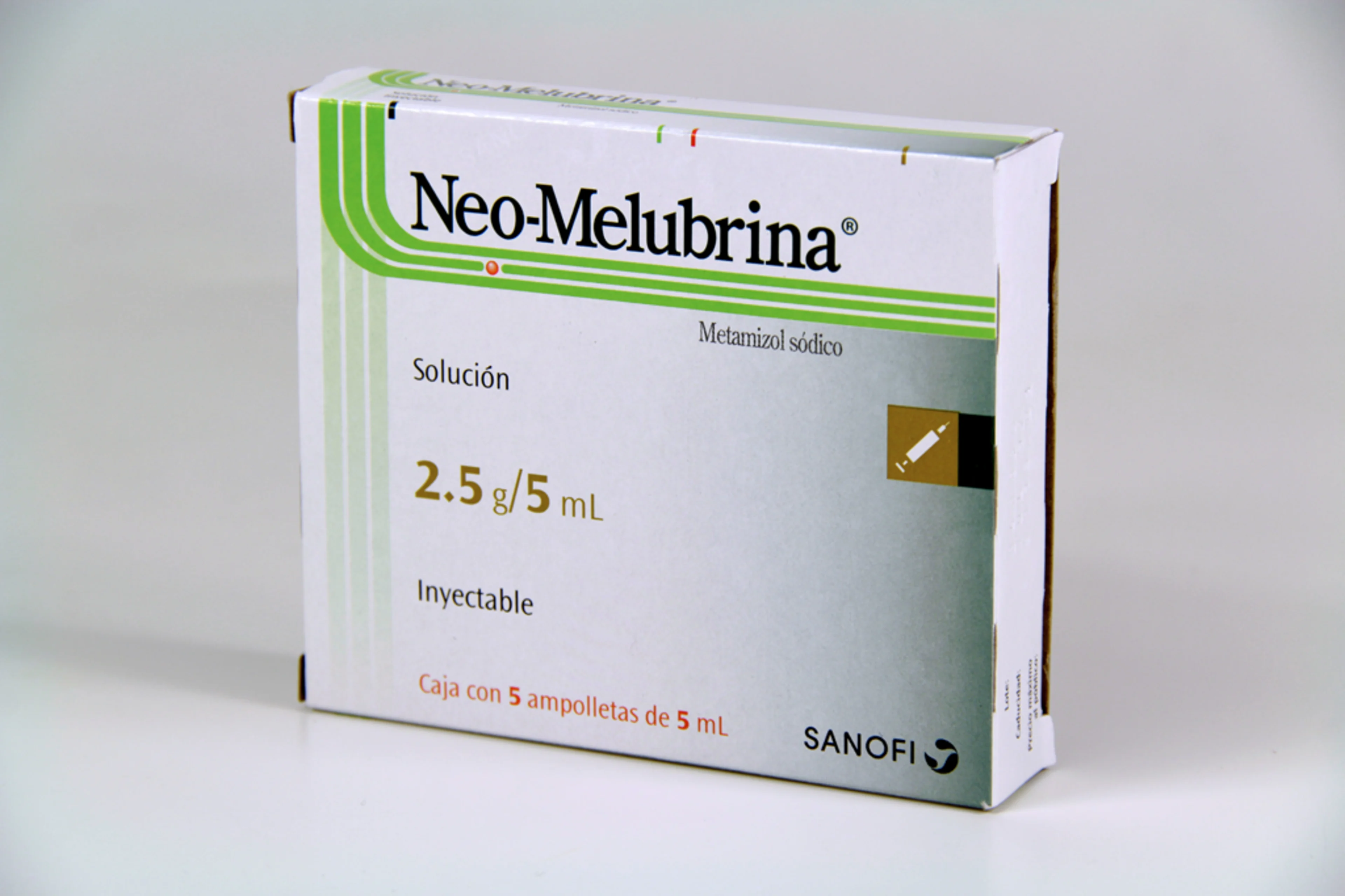 Neo-Melubrina 2.5 G Con 5 Ampolletas