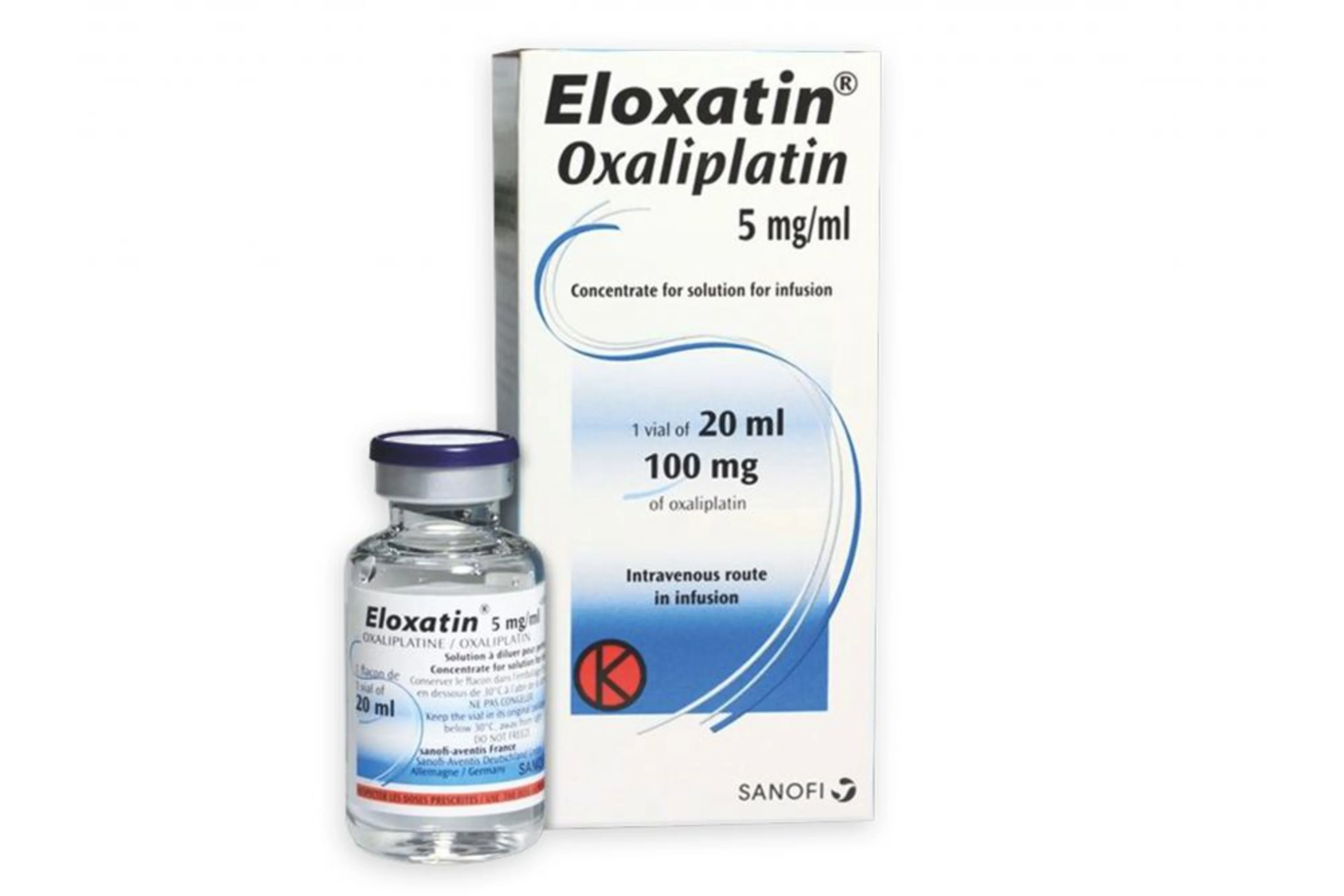 Eloxatin 100 Mg Solución Inyectable Con 1 Frasco Ámpula