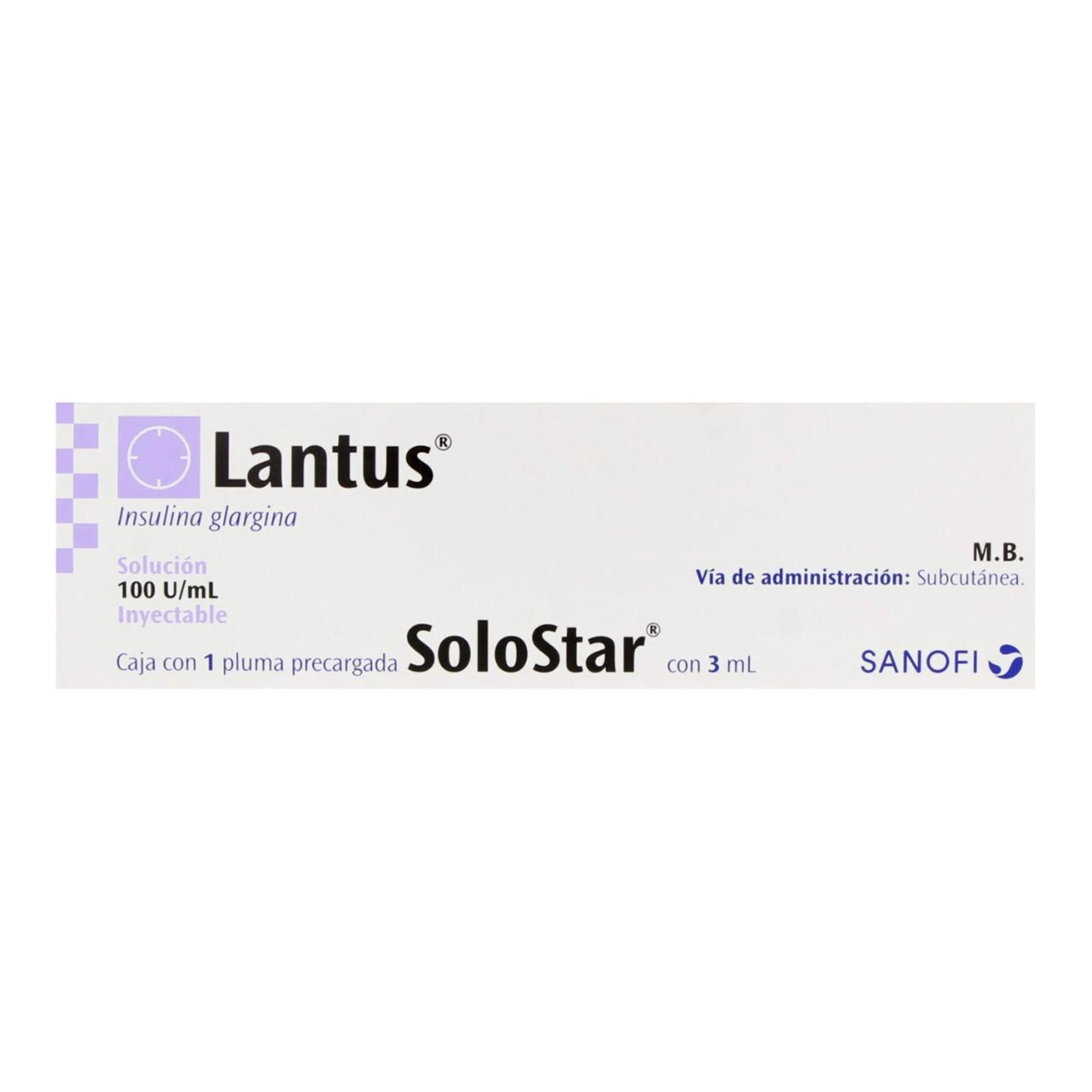Lantus 100 Ui Con 1 Pluma Precargada