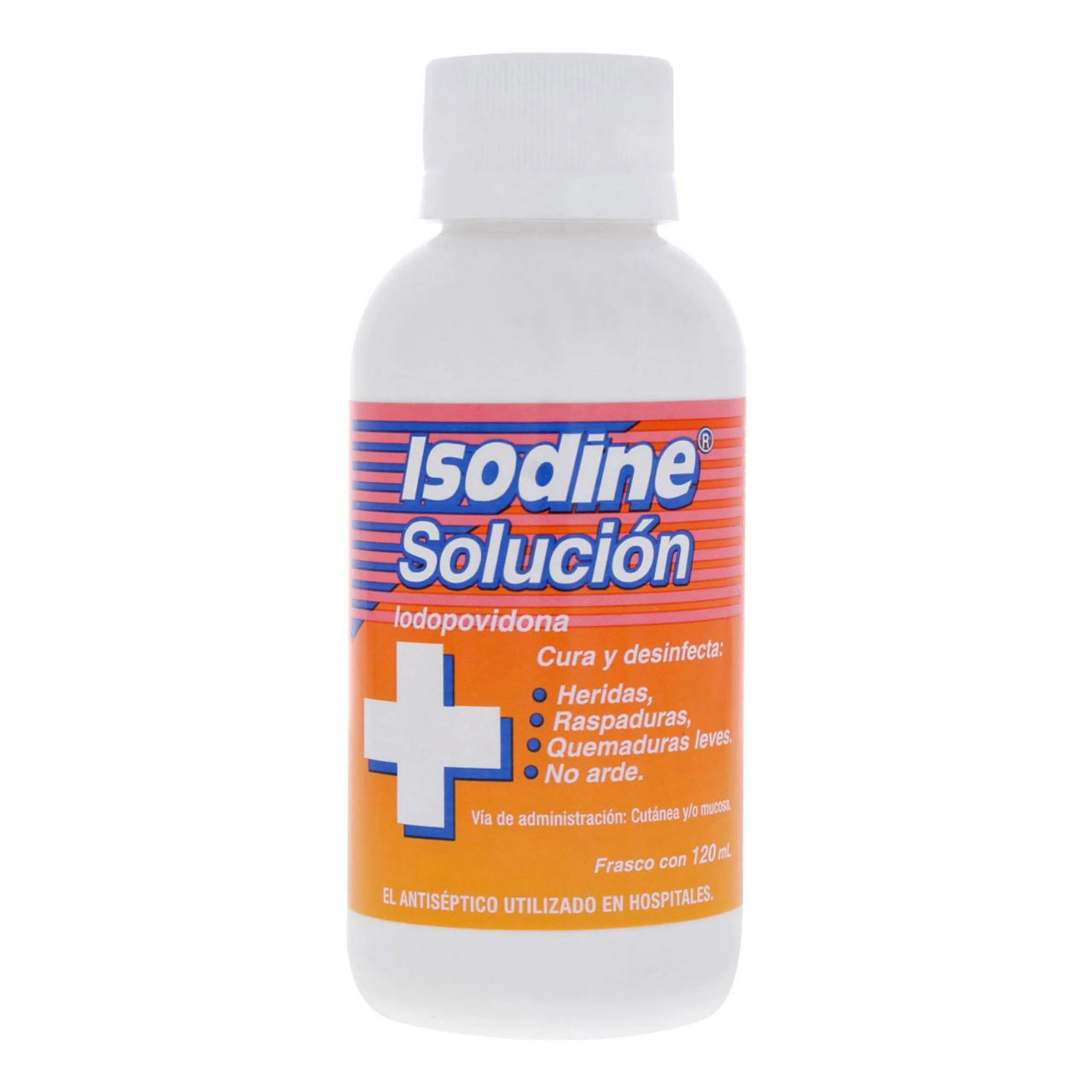 Isodine Solución Antiséptica Para Heridas 120 Ml
