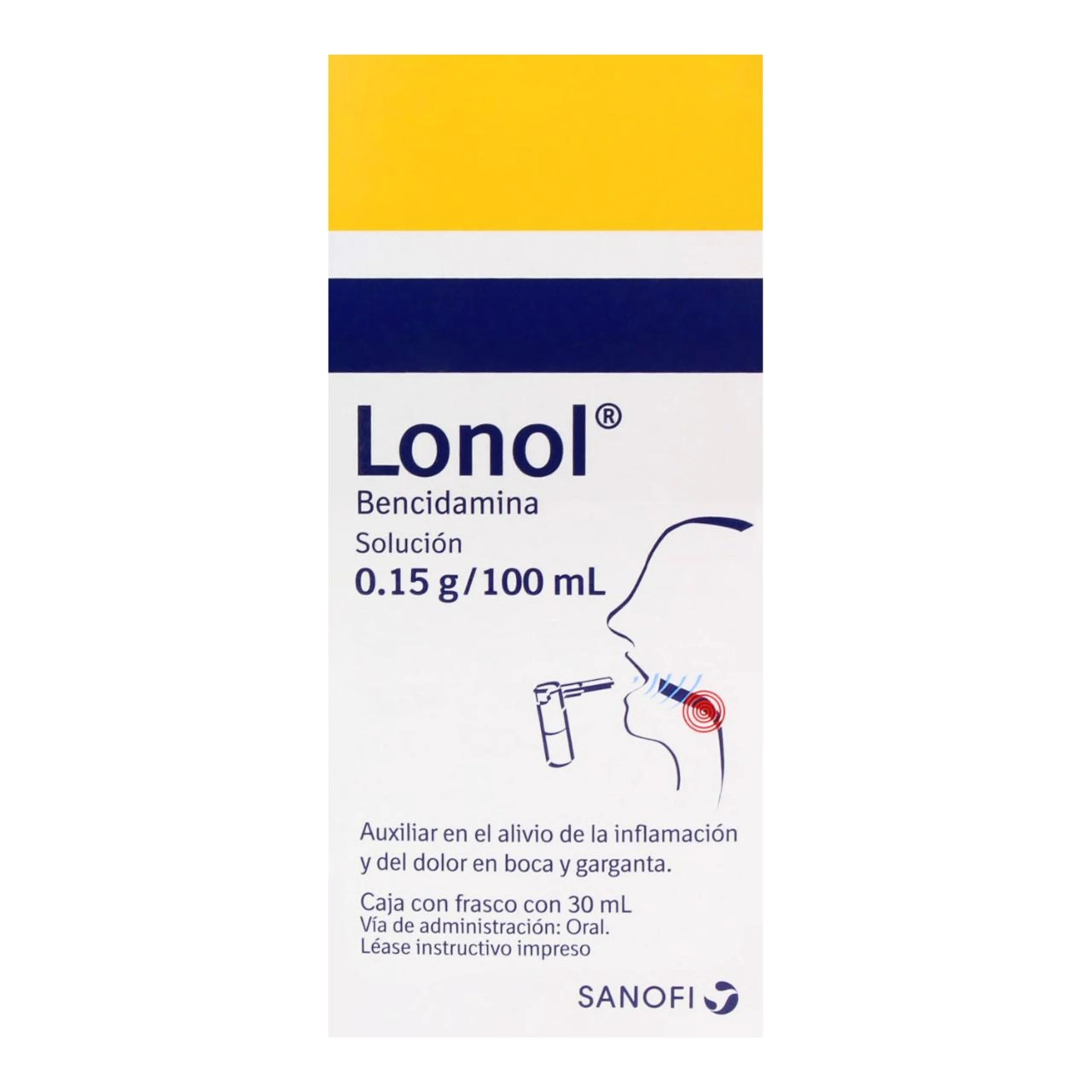 Lonol 0.15 G Solución En Spray Con 30 Ml