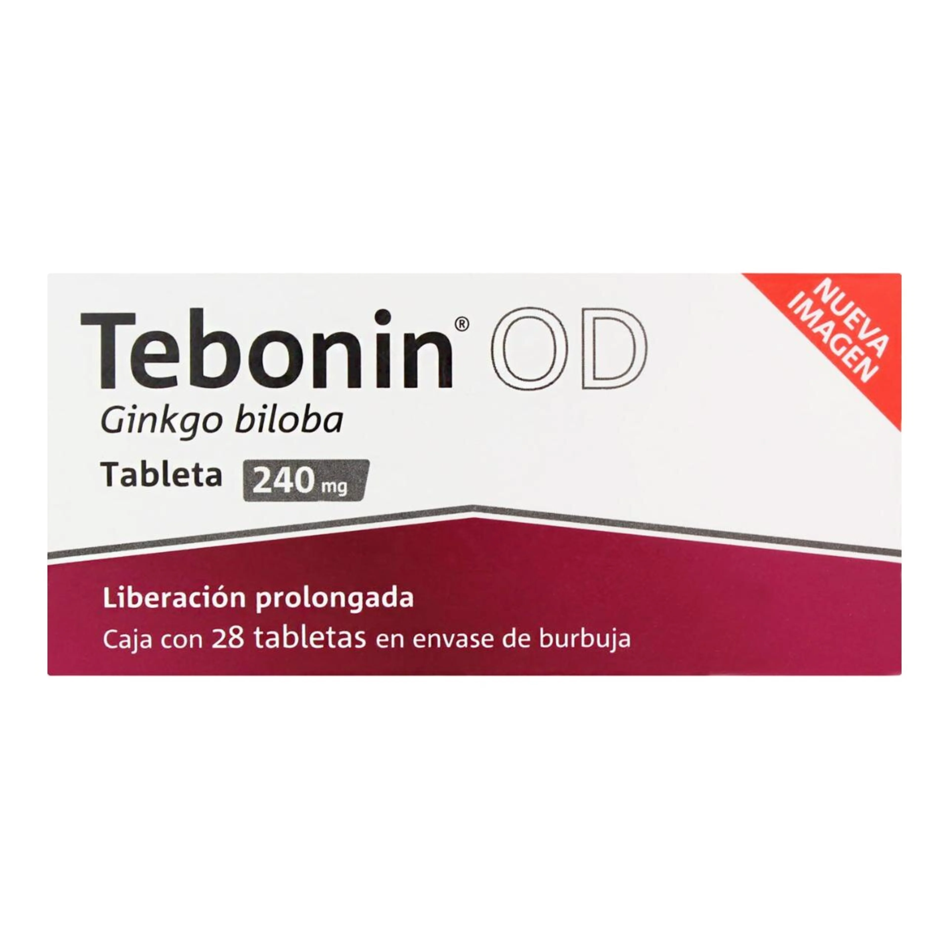 Tebonin OD con 28 Tabletas de 240 mg