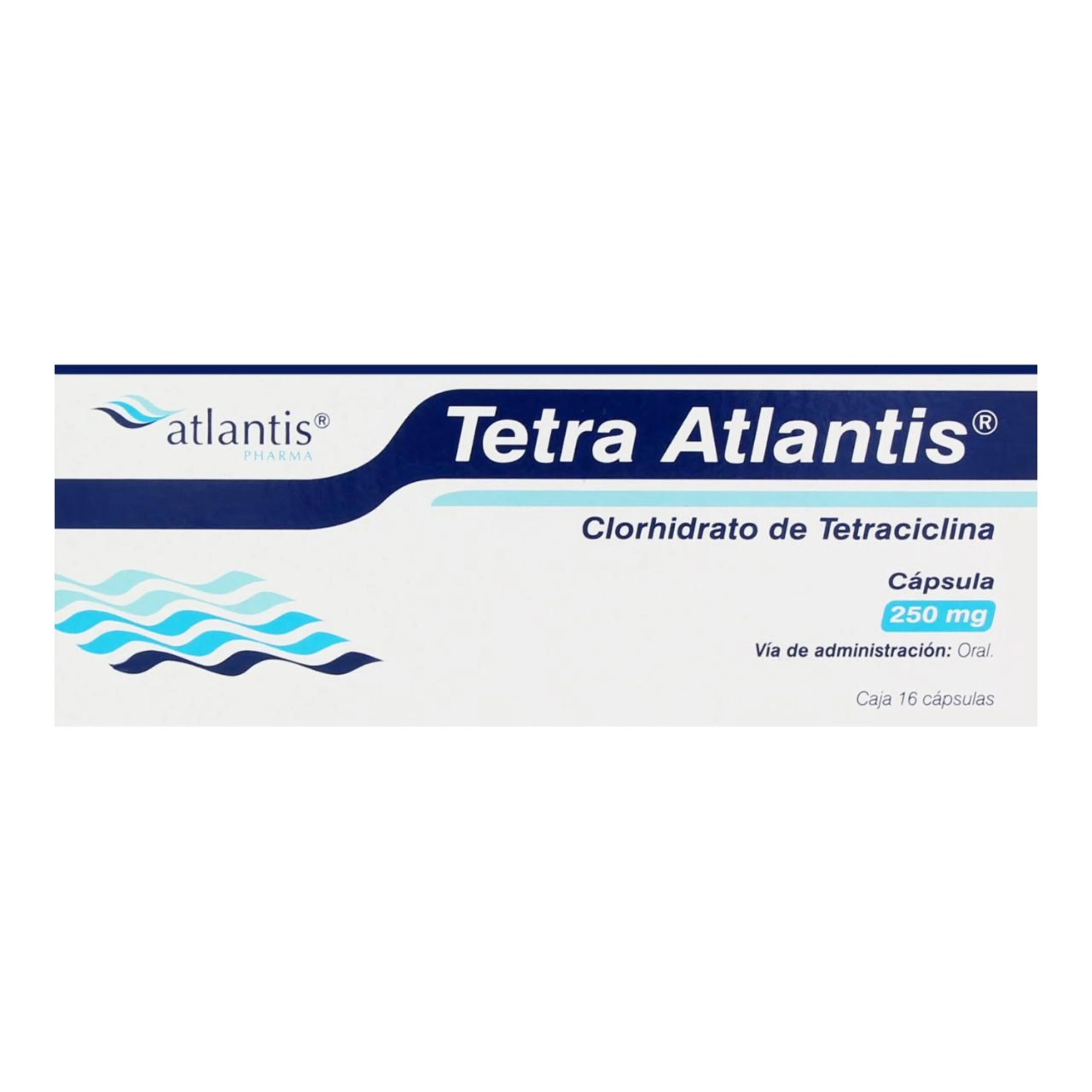 Treta atlantis 250mg 16 cápsulas