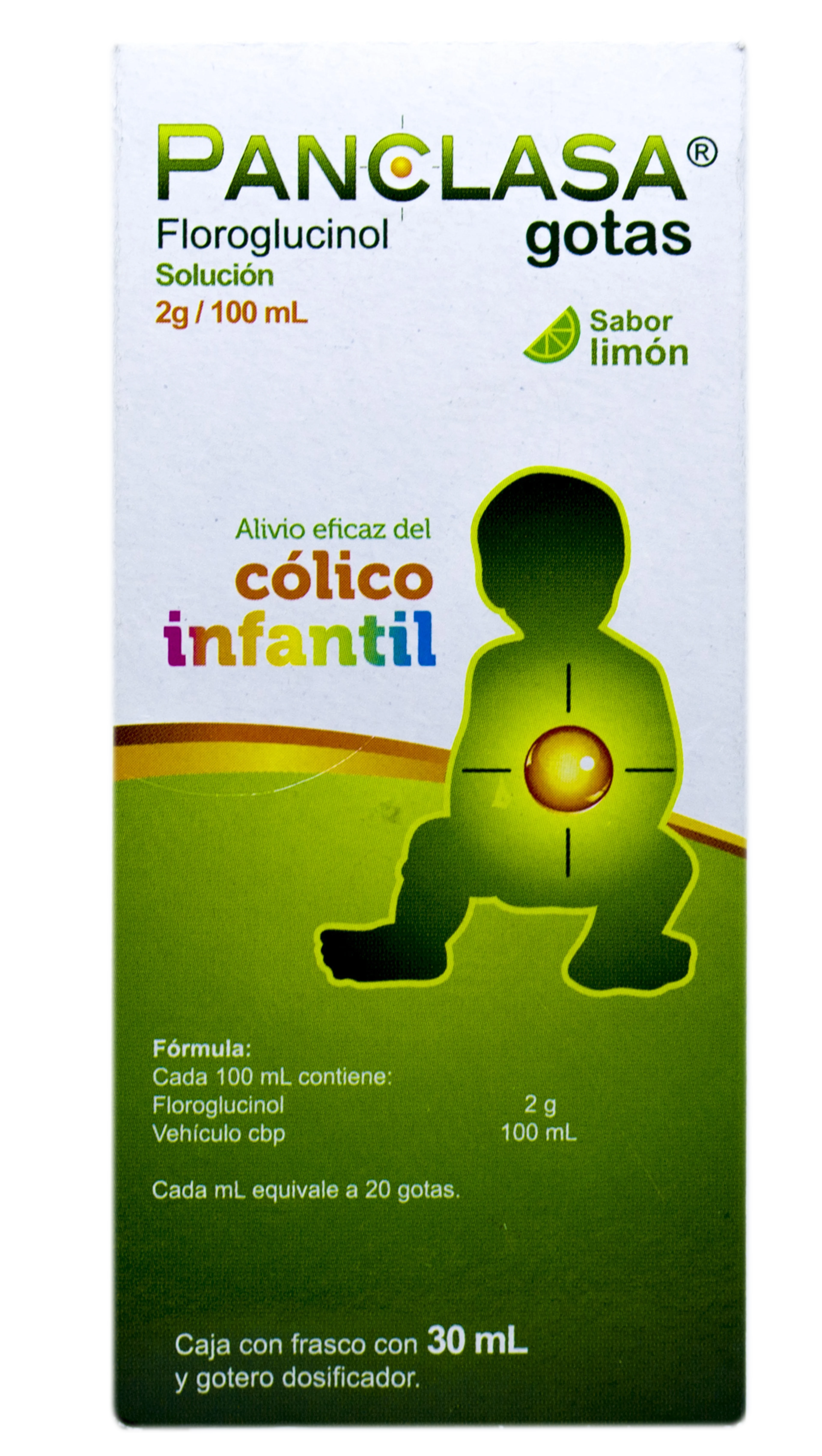 Panclasa 2 G / 100 Ml Gotas Sabor Limón Con 30 Ml