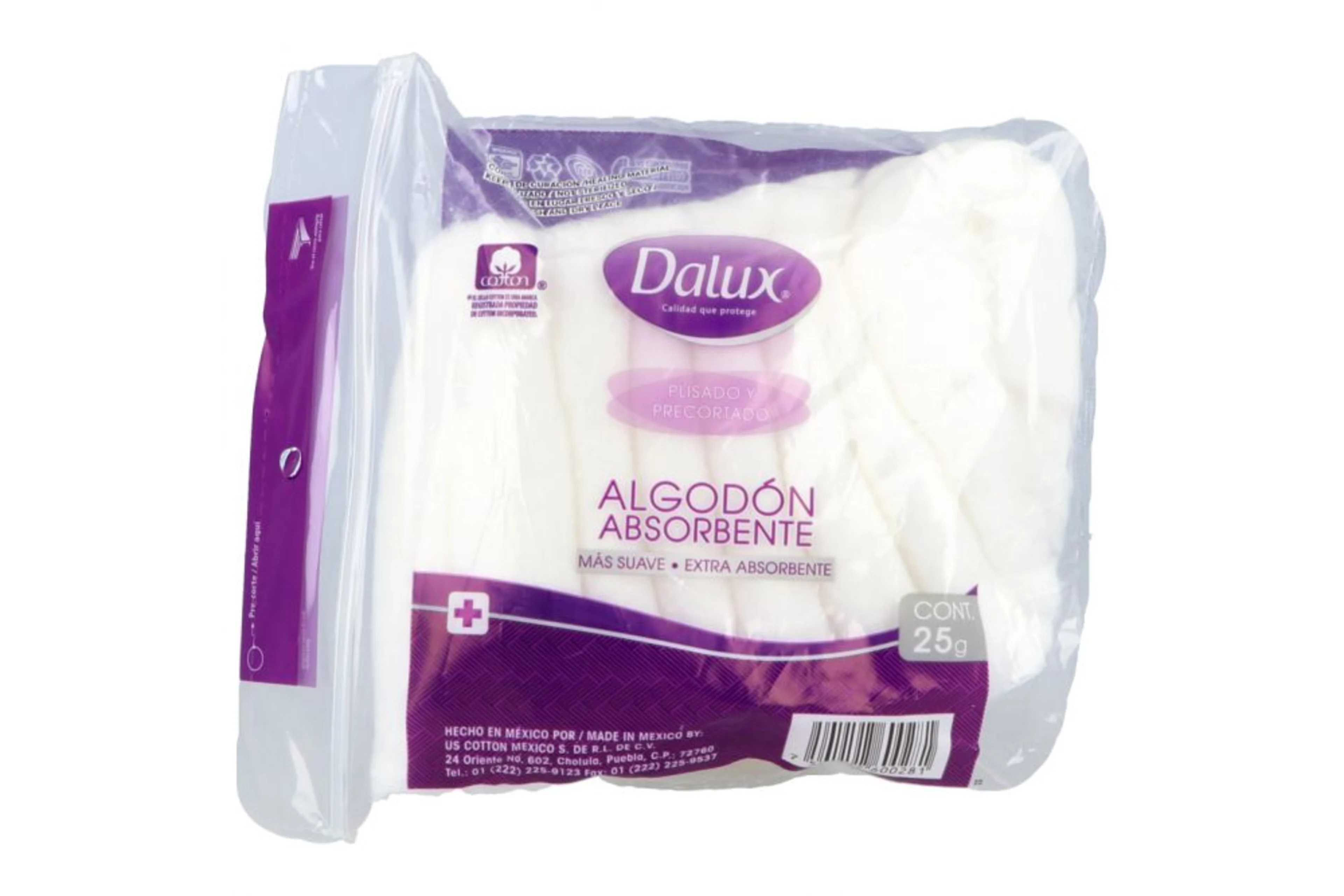 Dalux Algodón Plisado 25 G