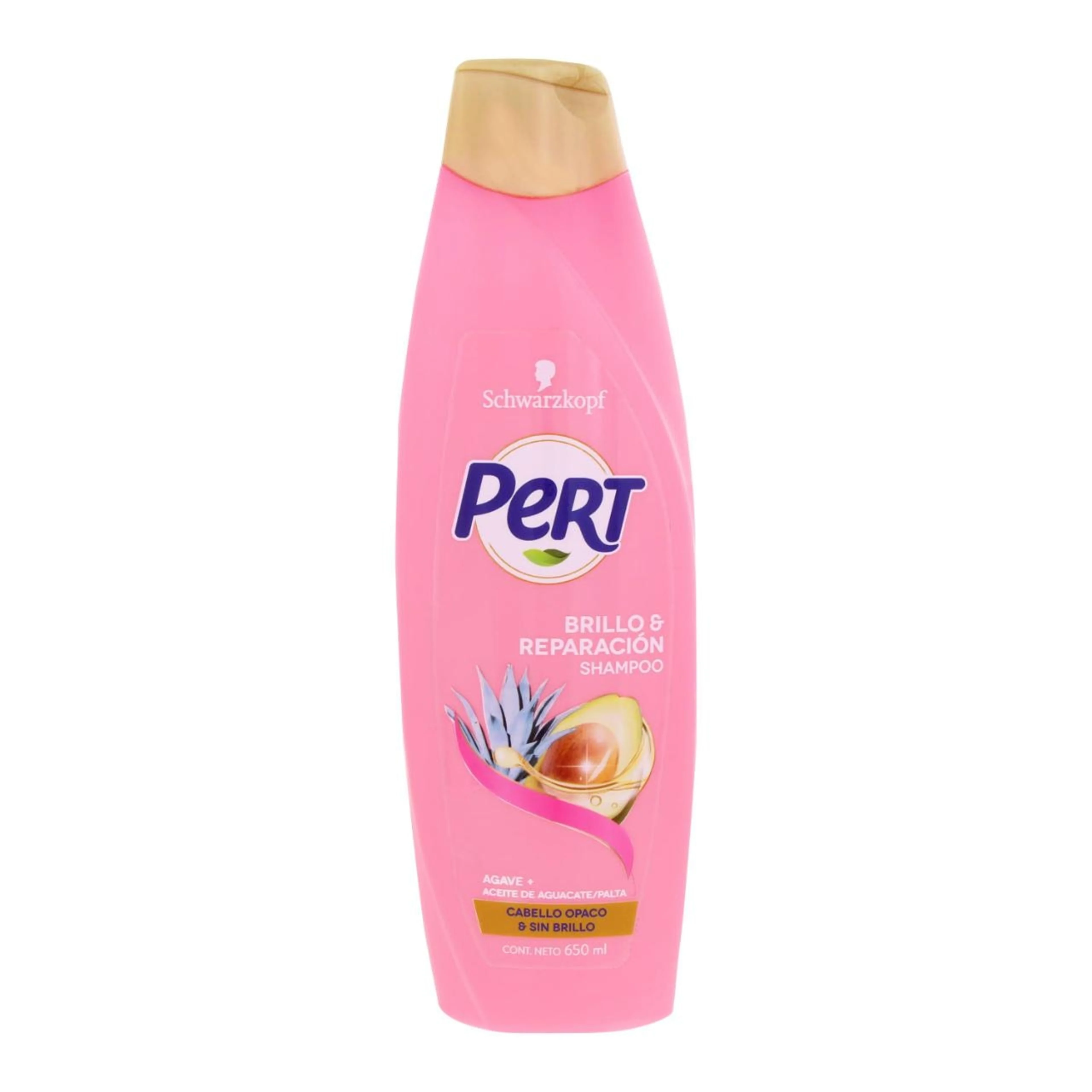 Shampoo pert brillo & reparación 650 ml.
