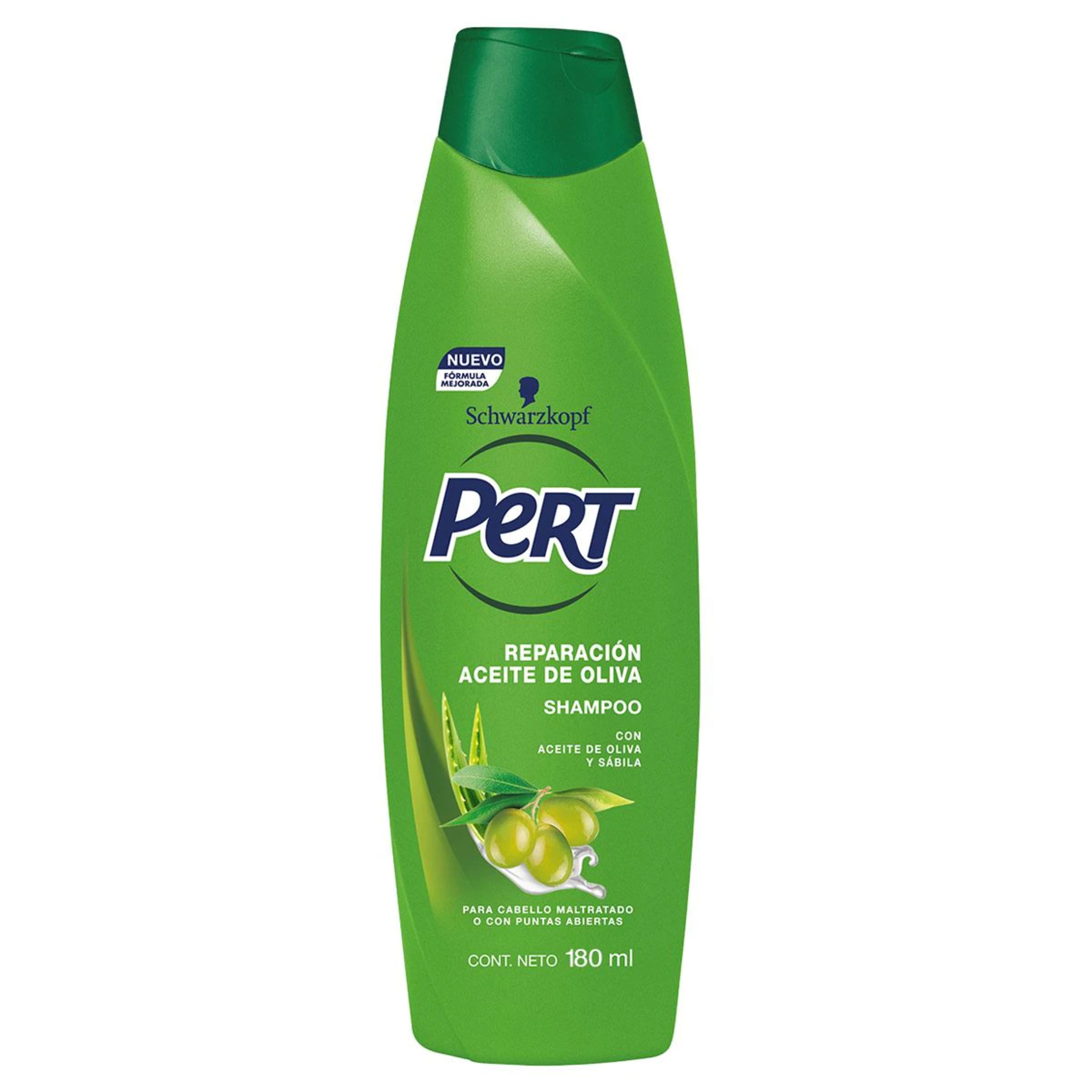 Shampoo schwarzkopf pert reparación aceite de oliva 180 ml.