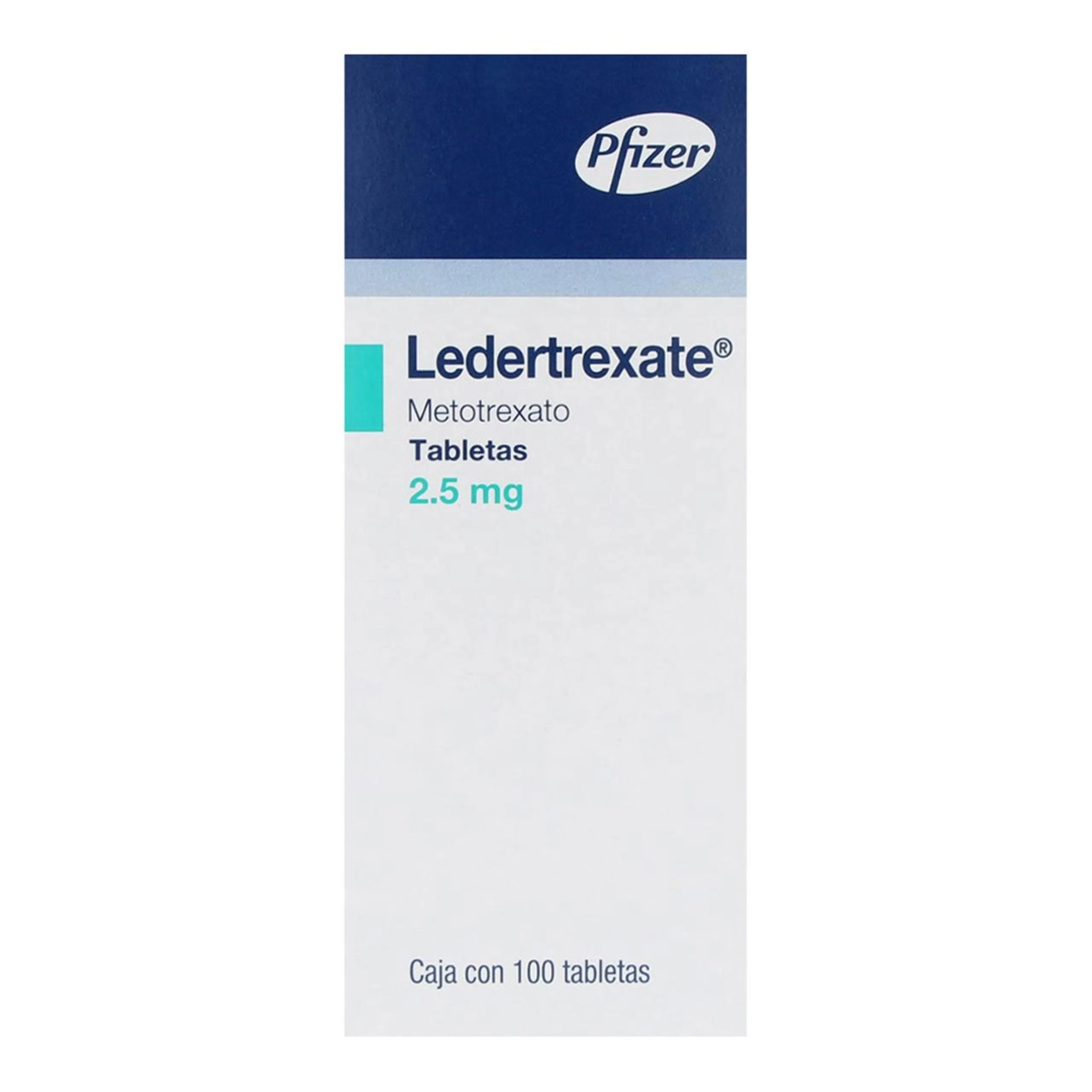 Ledertrexate 2.5 Mg Con 100 Tabletas