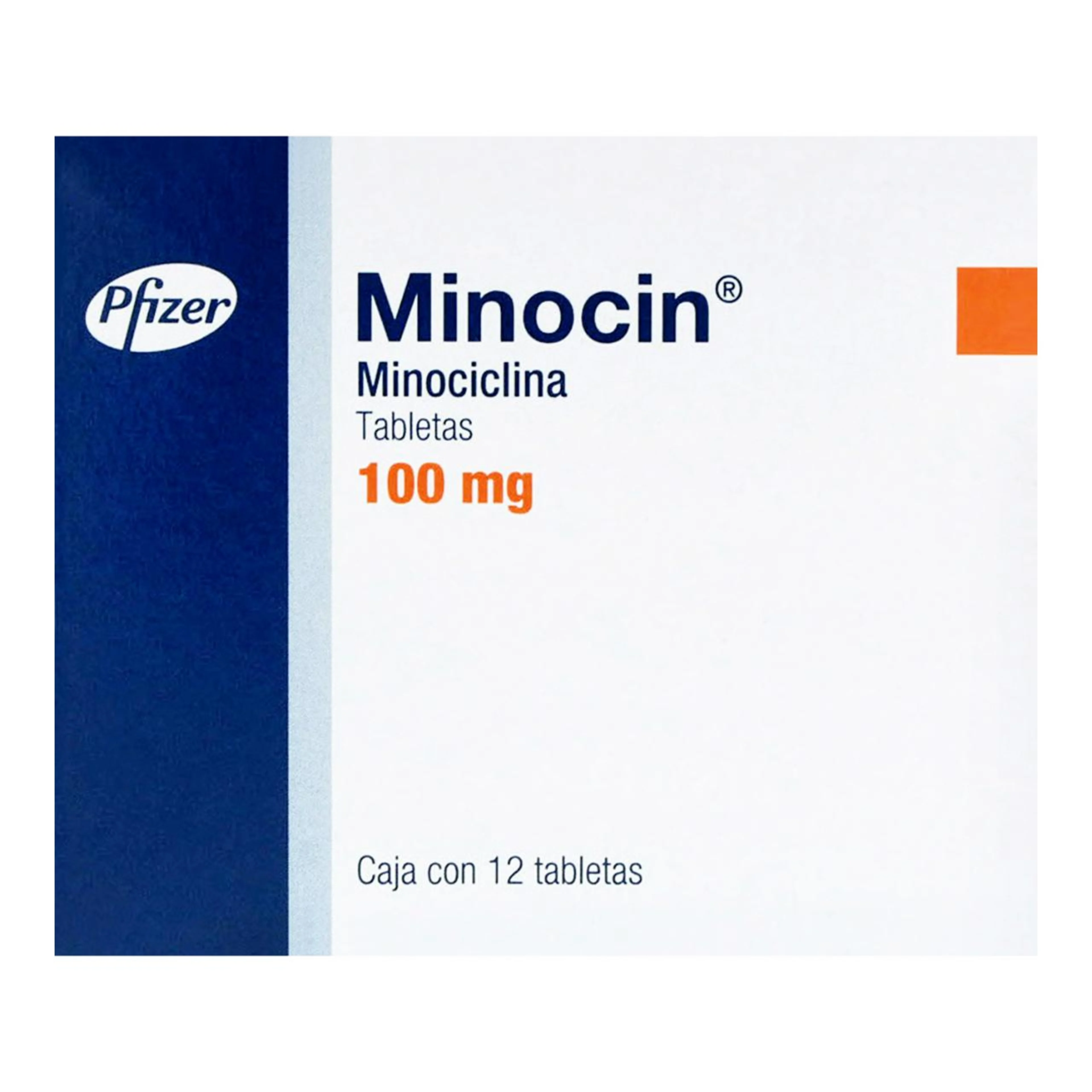 Minocin Minociclina 100 Mg Con 12 Tabletas