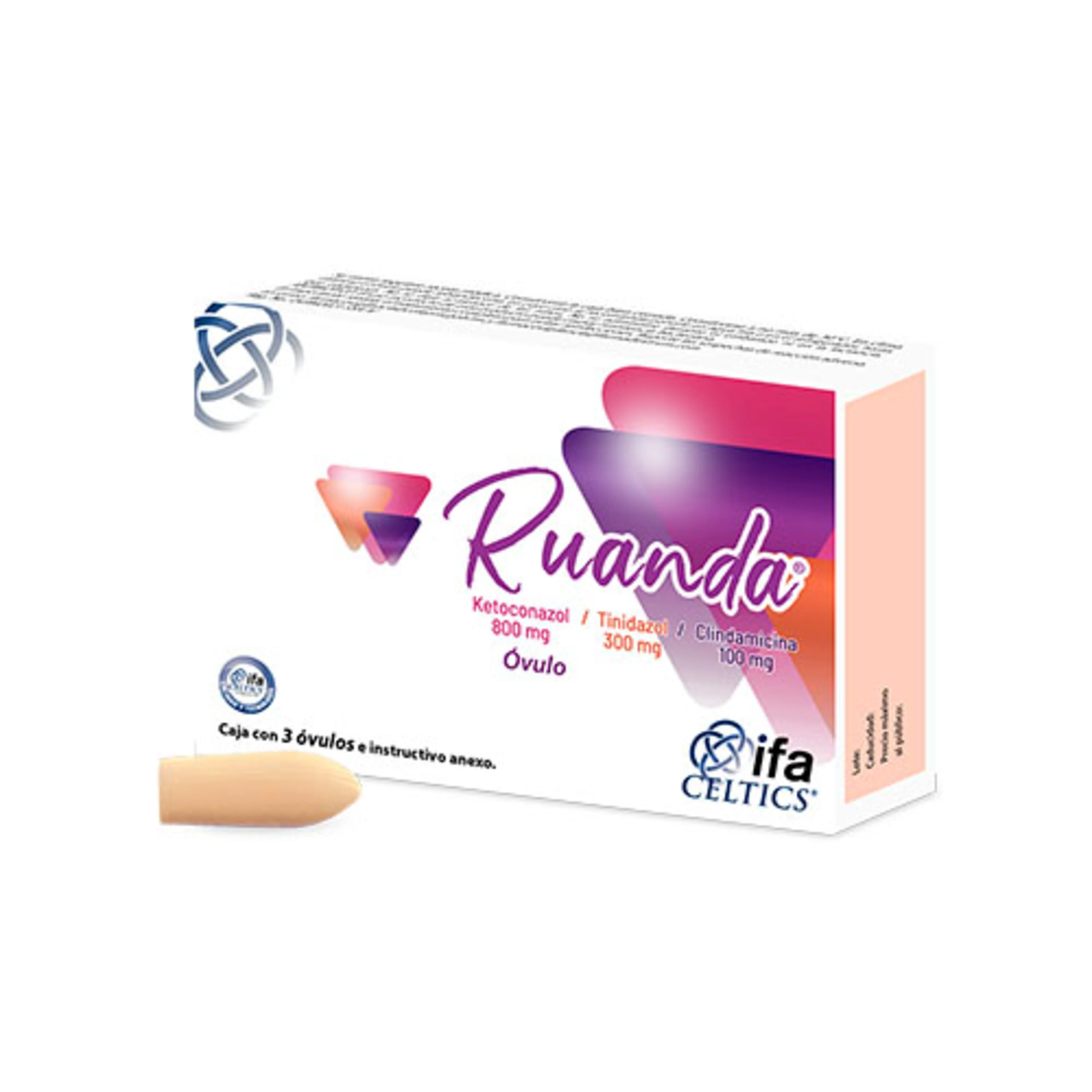Ruanda 800/300/100 Mg Con 3 Óvulos