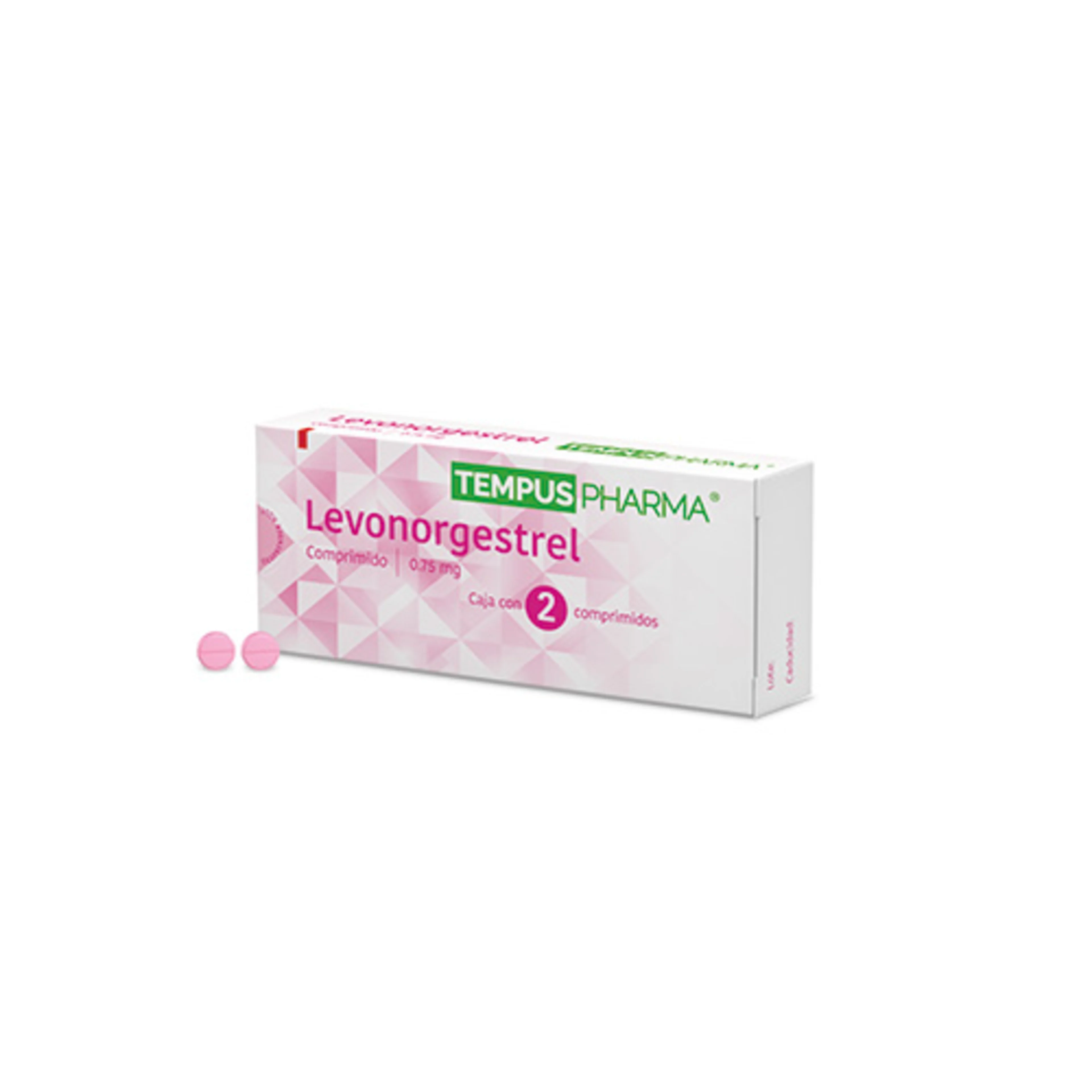 Levonorgestrel 0.75 Mg Con 2 Tabletas (Tempus Pharma)
