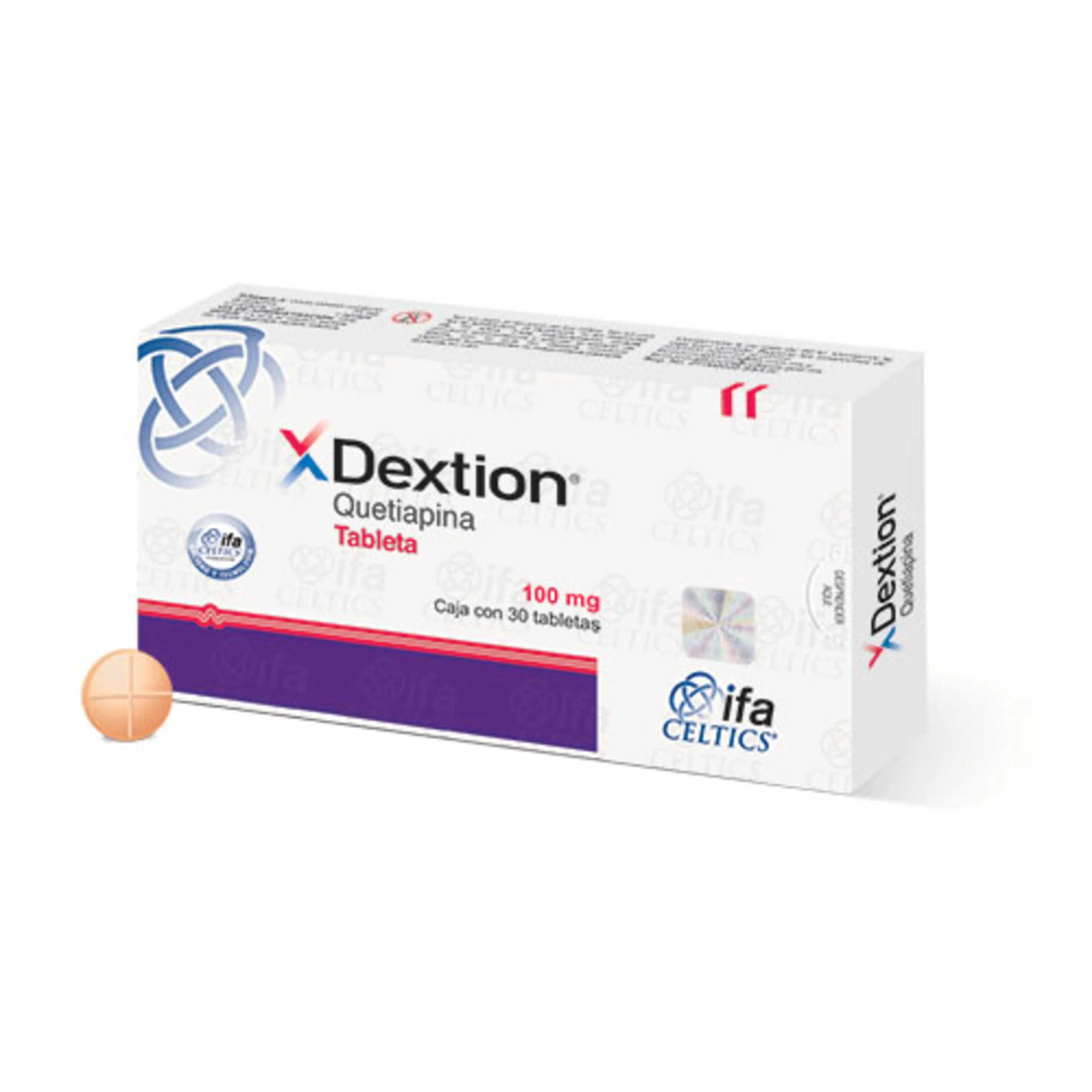 Dextion 100 mg con 30 Tabletas