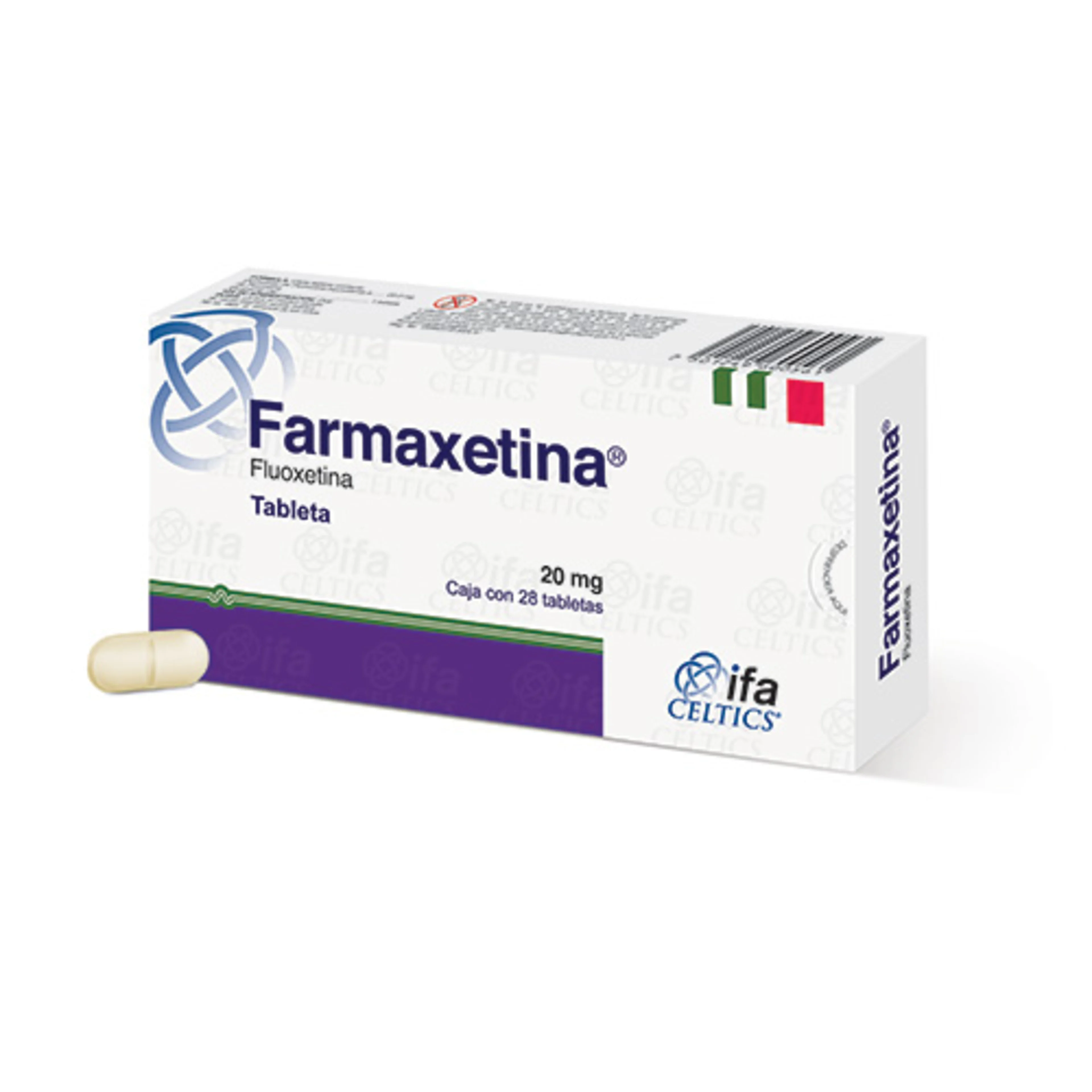 Farmaxetina 20 mg con 28 Tabletas