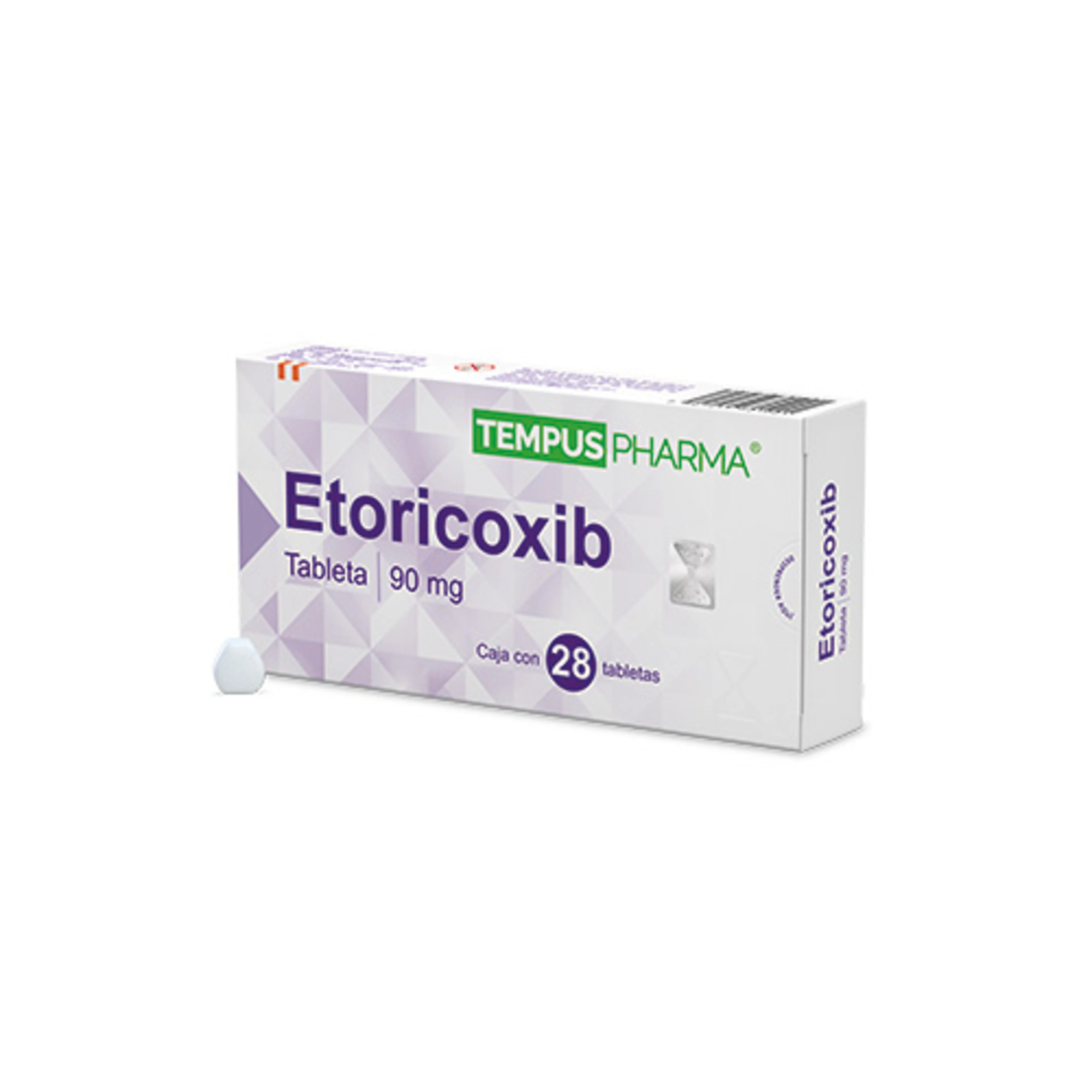 Etoricoxib 90 Mg Con 28 Tabletas (Tempus Pharma)