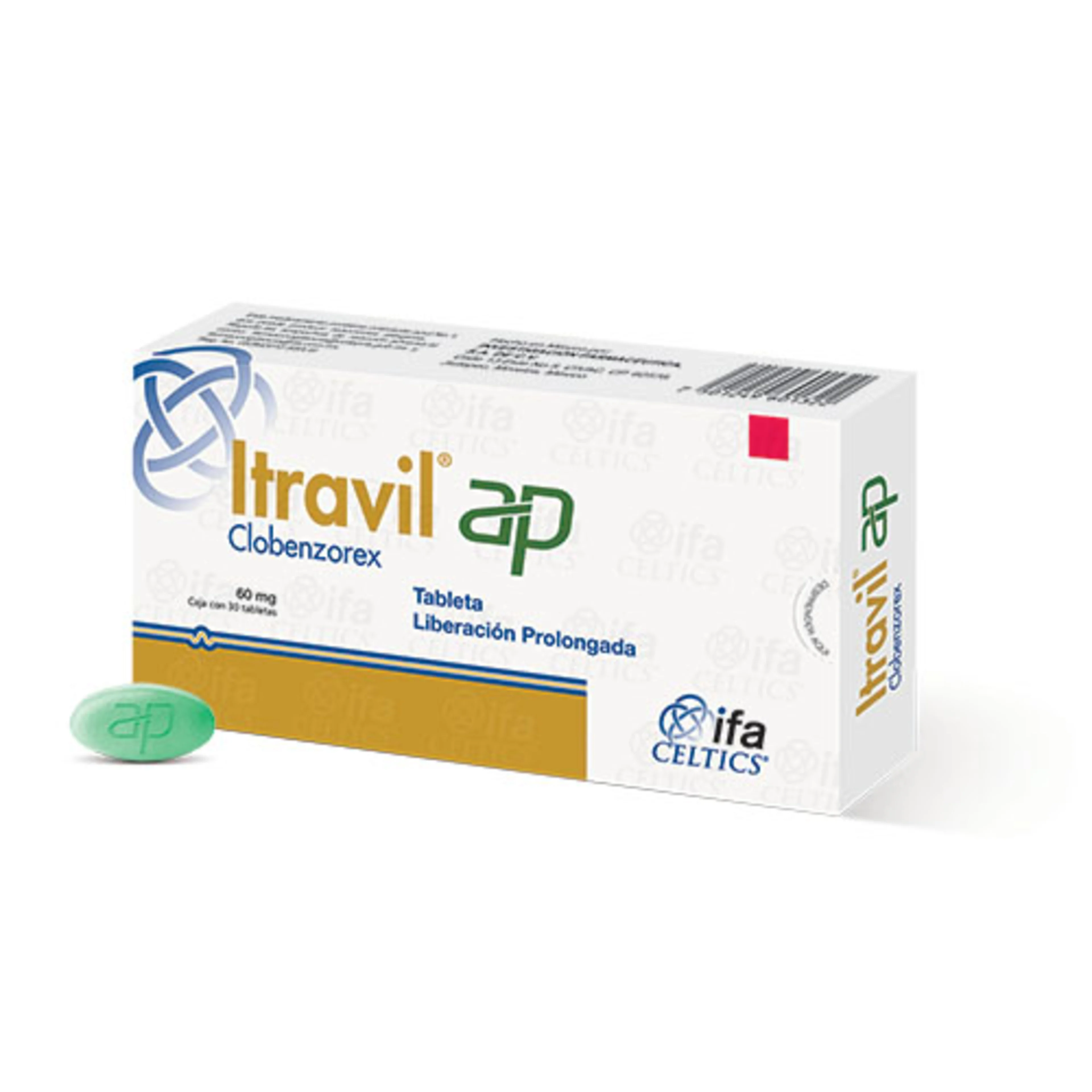 Itravil Ap 60 mg con 30 Cápsulas