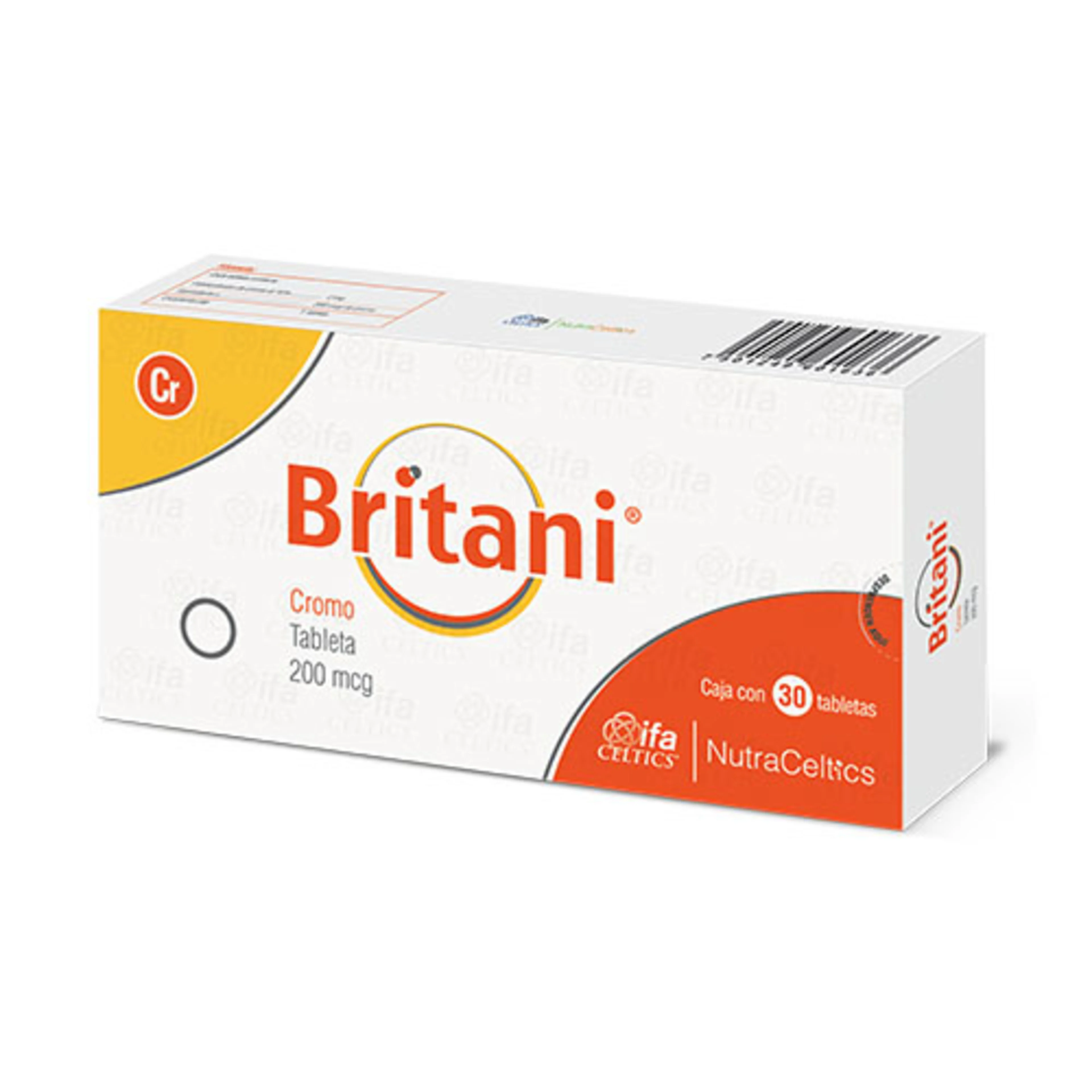 Britani 200 mcg con 30 Tabletas