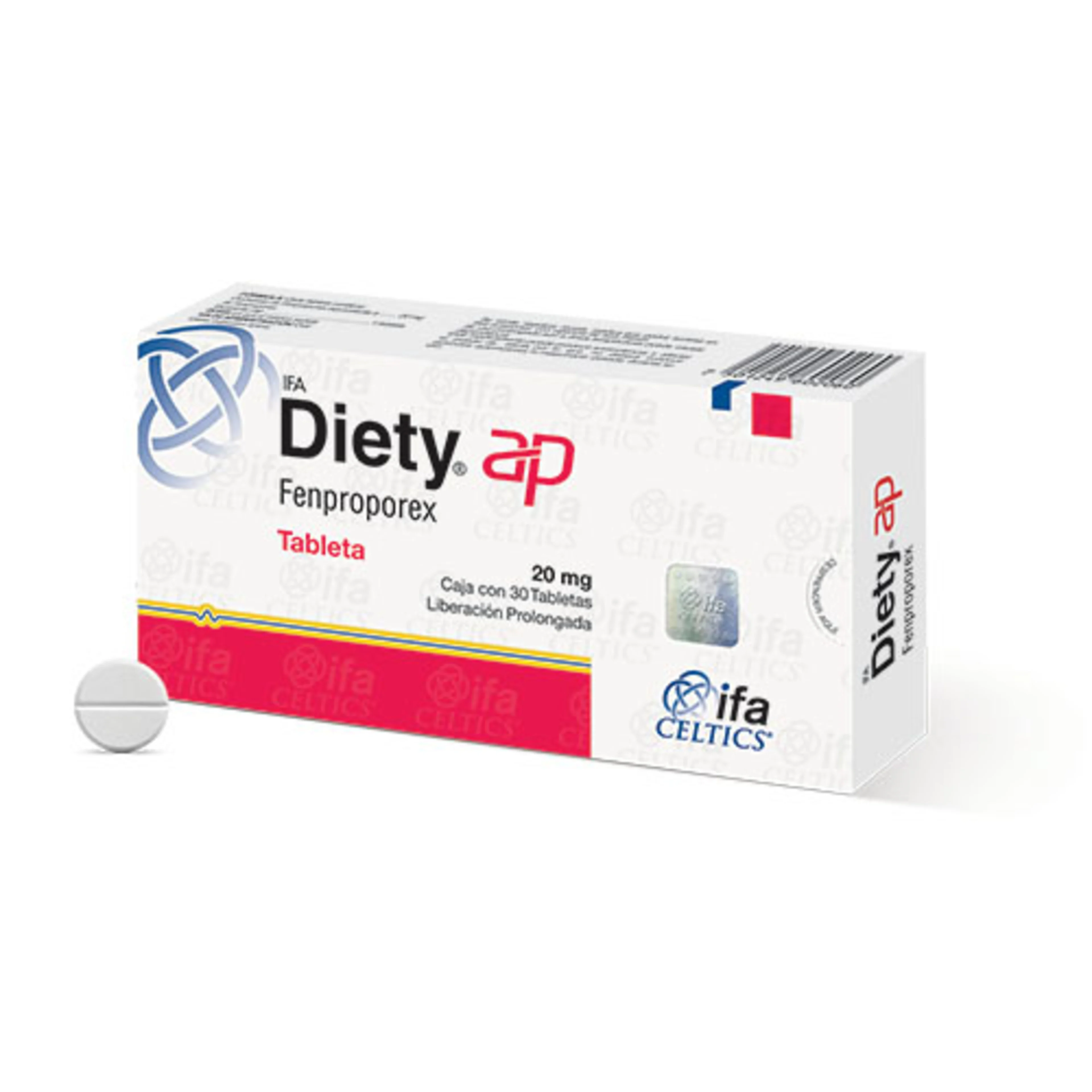 Diety A.P. 20 mg con 30 Tabletas
