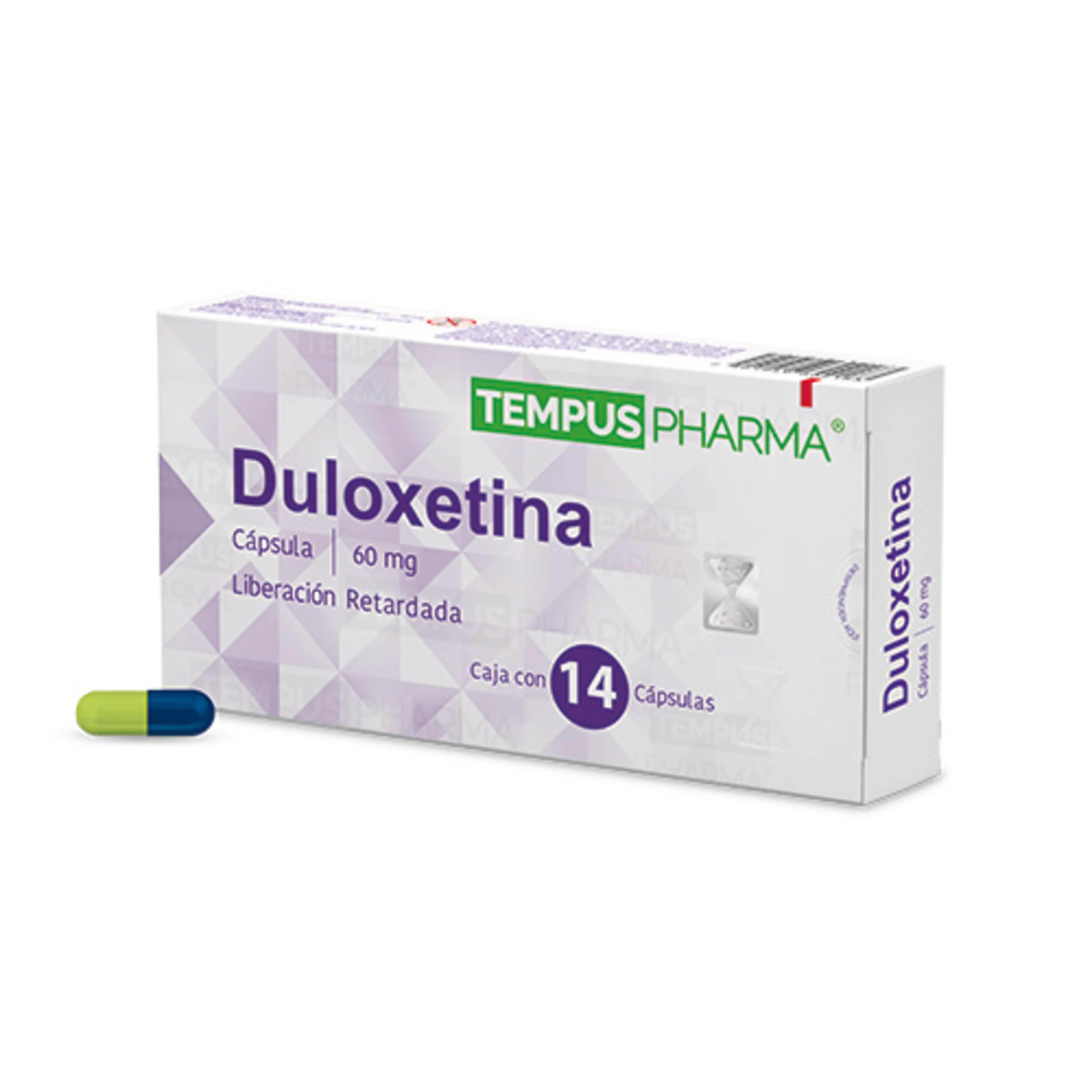 Duloxetina 60 Mg LR Con 14 Cápsulas (Tempus Pharma)