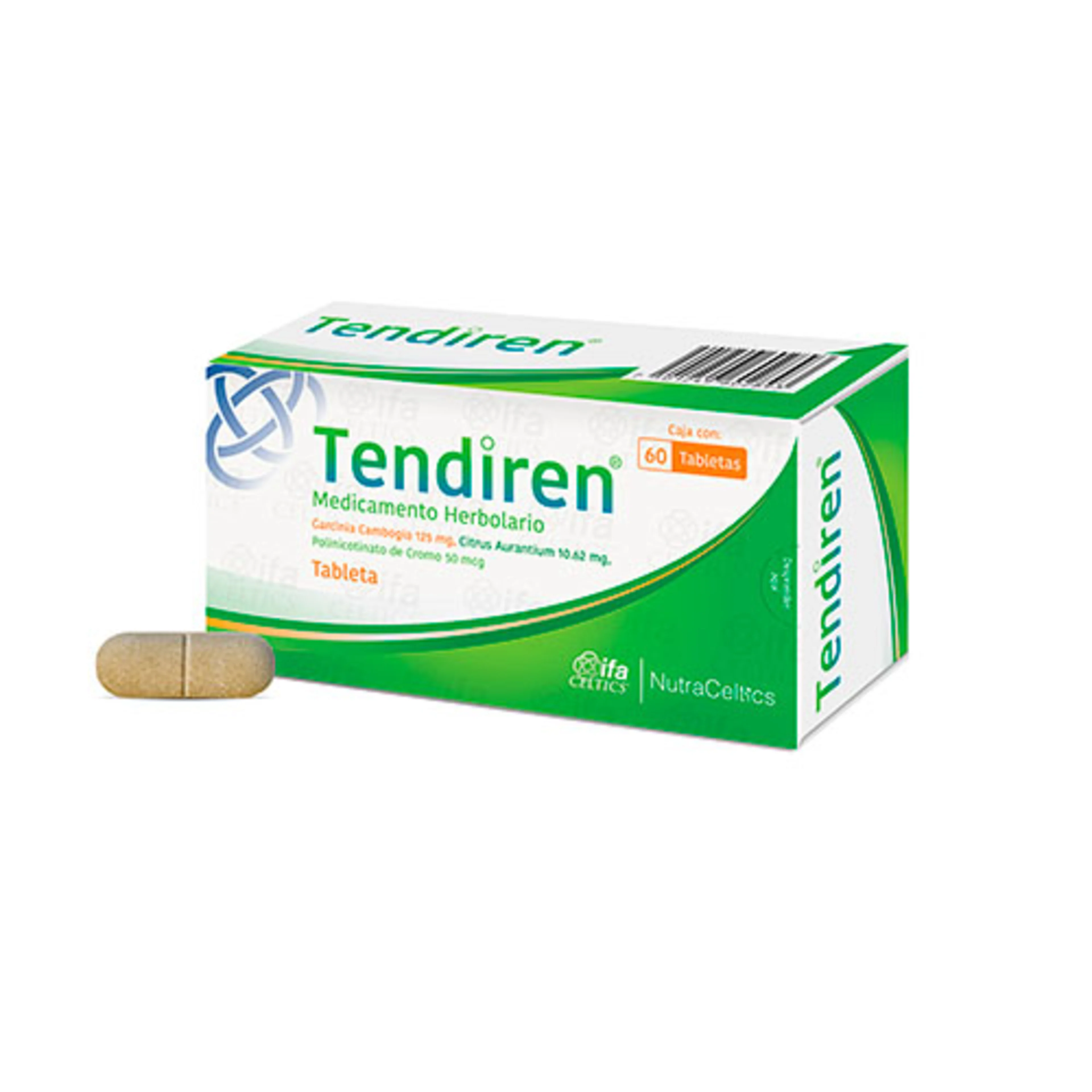 Tendiren Con 60 Tabletas