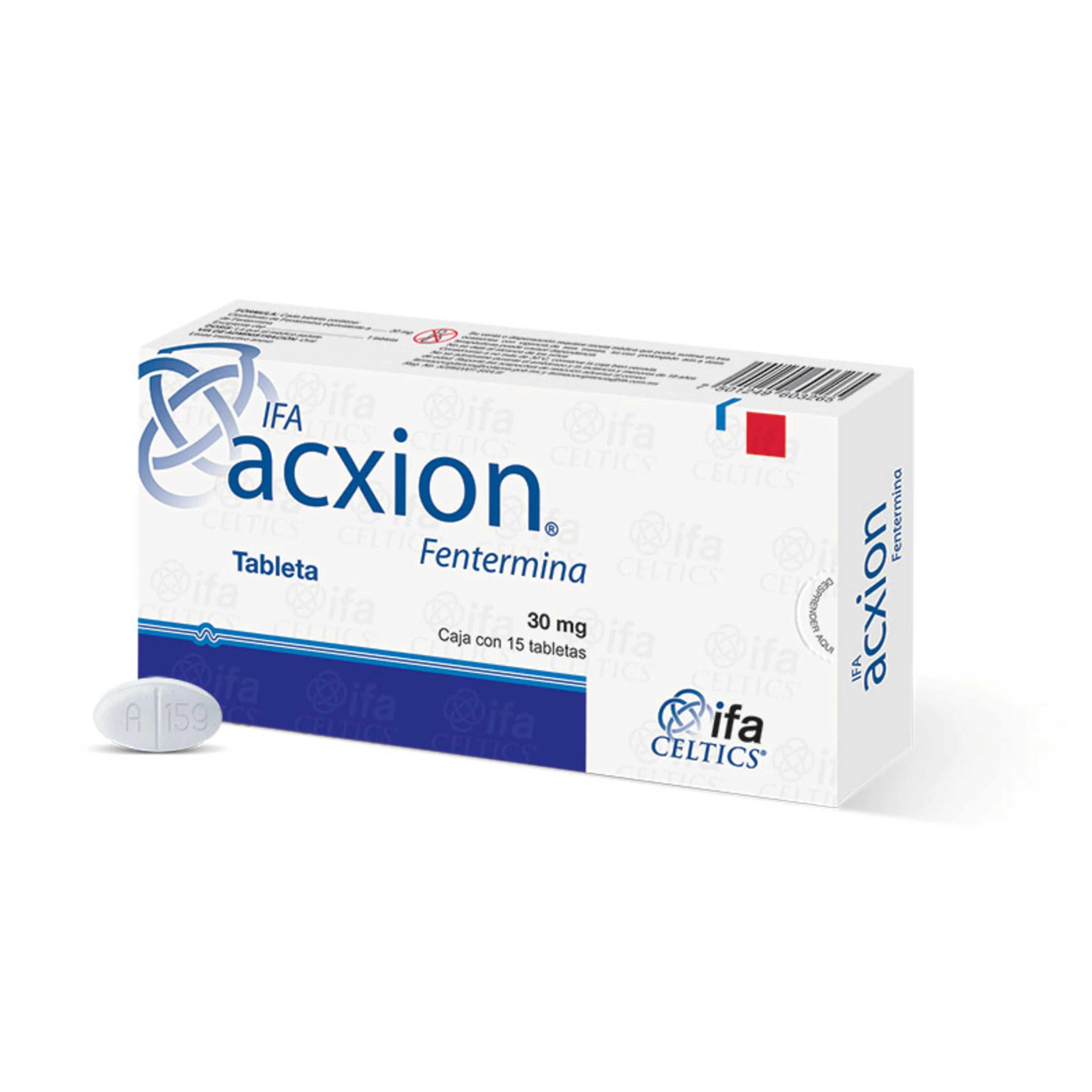 Acxion 30 mg Tabletas C15 | Fentermina