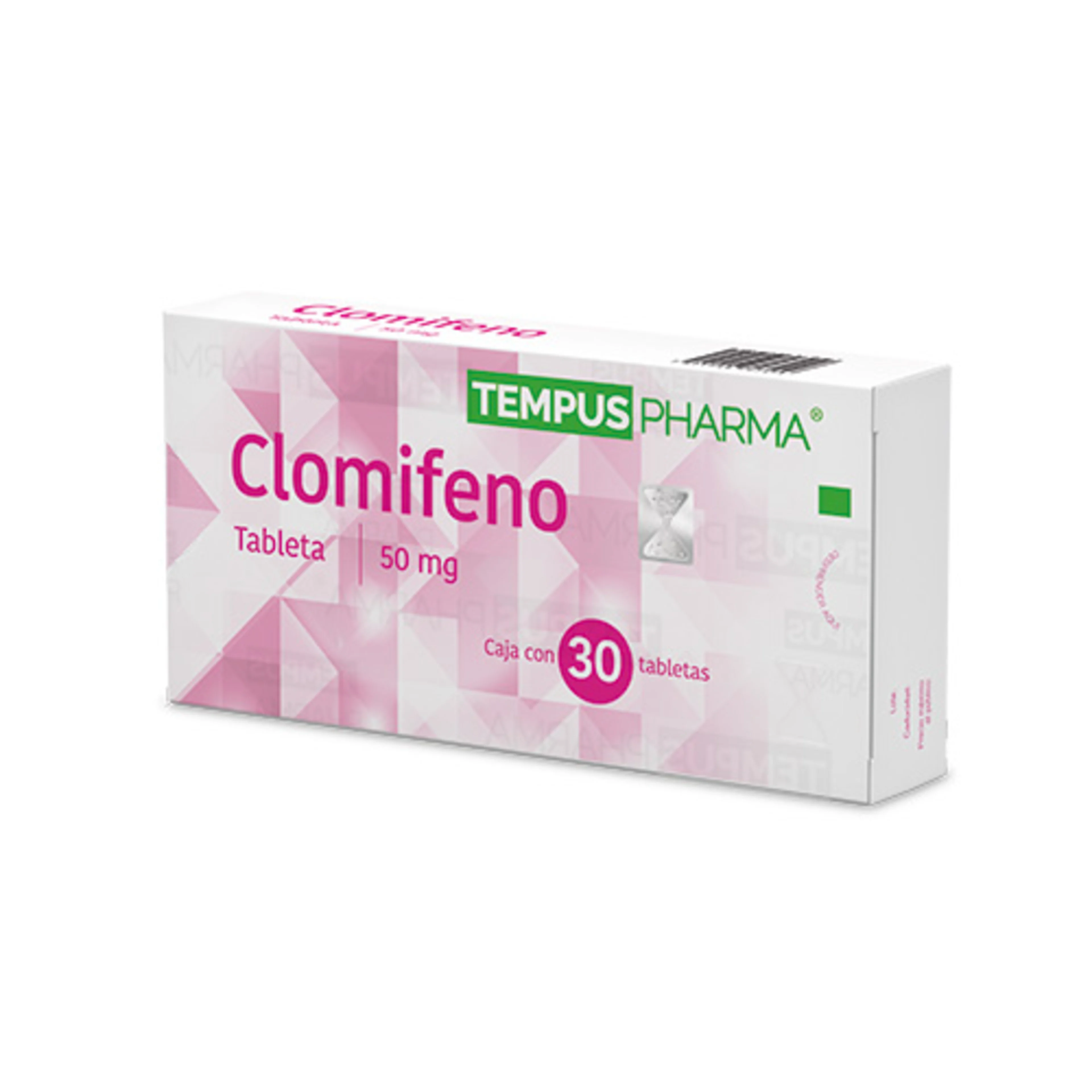 Clomifeno 50 mg con 30 Tabletas