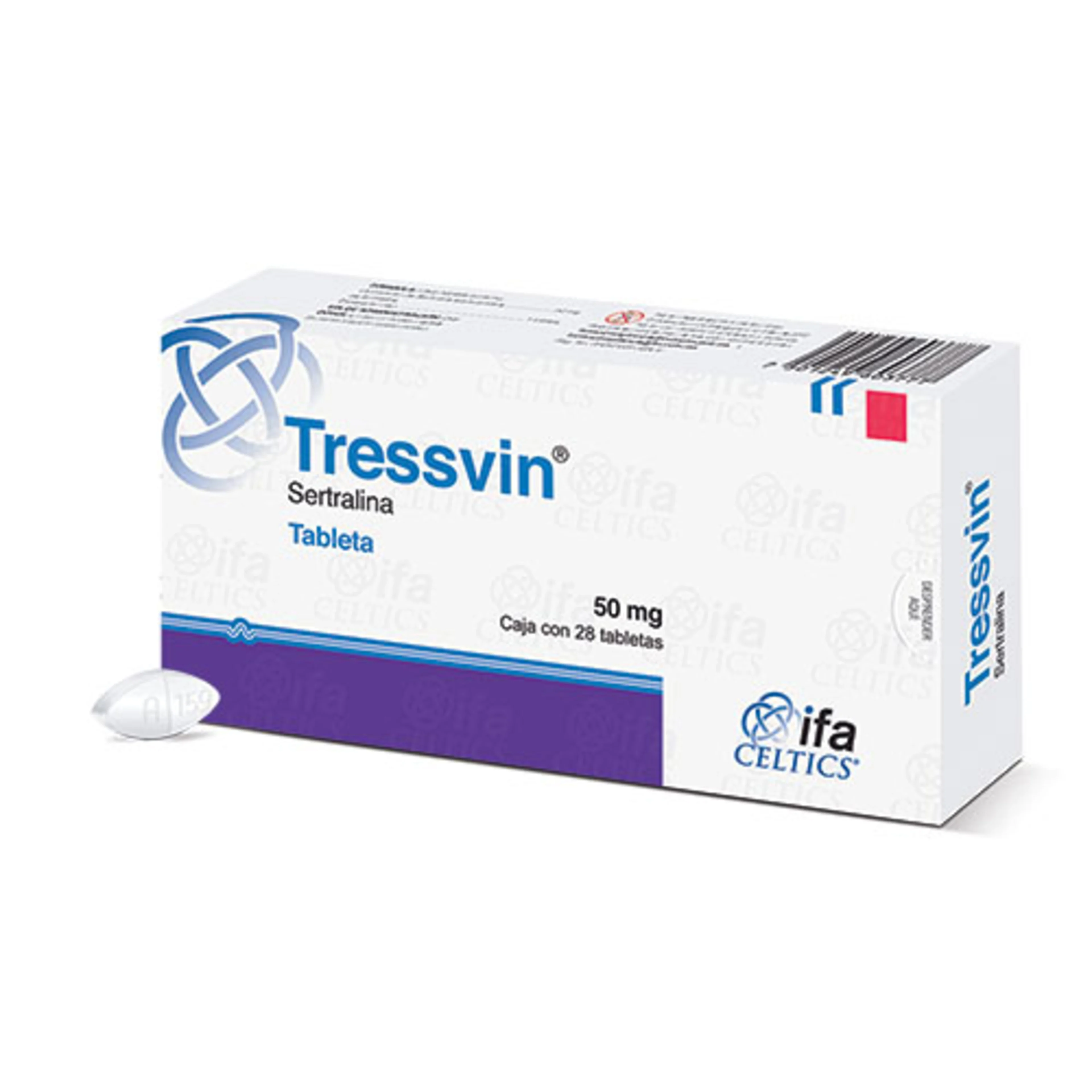 Tressvin 50 mg con 28 Tabletas
