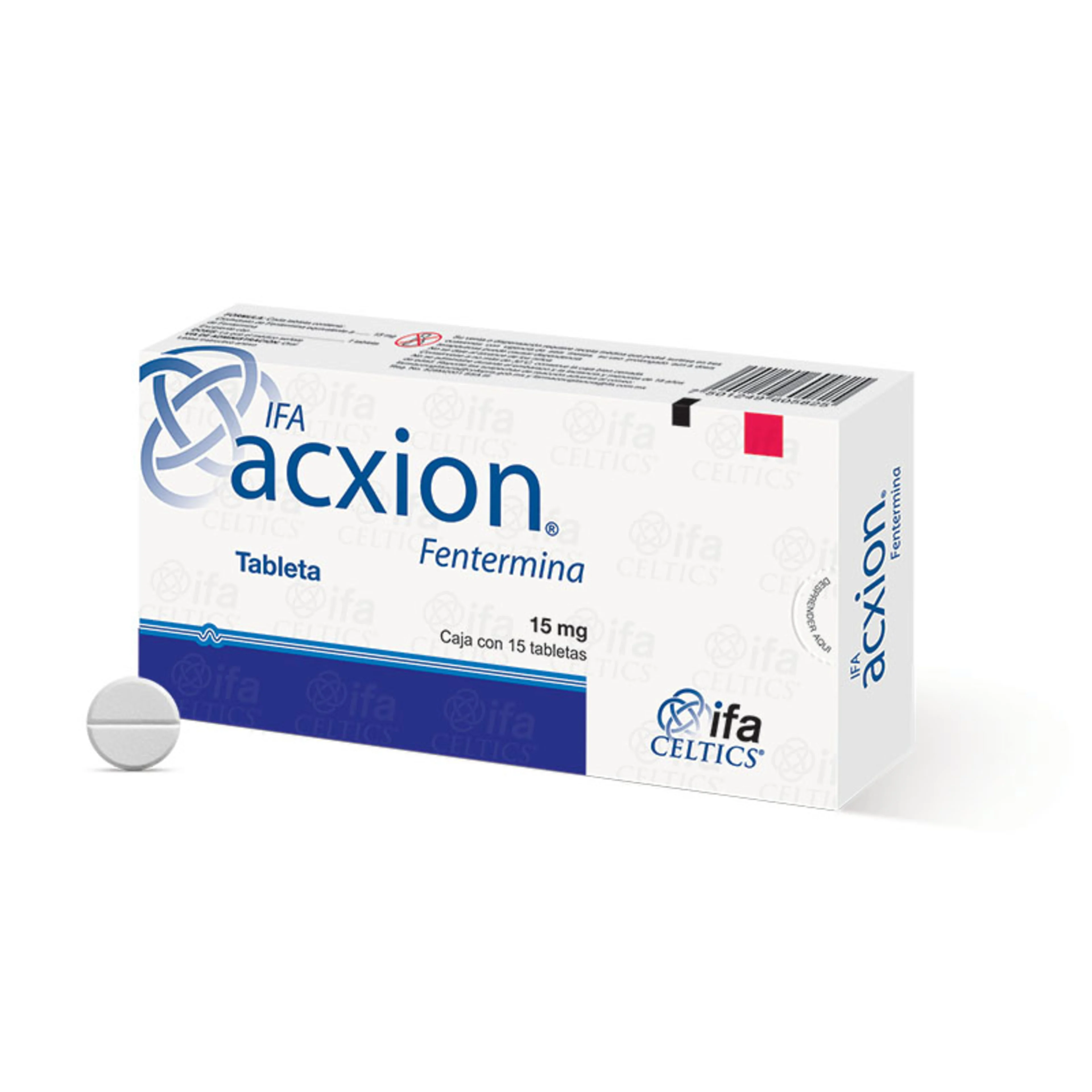 Acxion 15 mg Tabletas C15 | Fentermina
