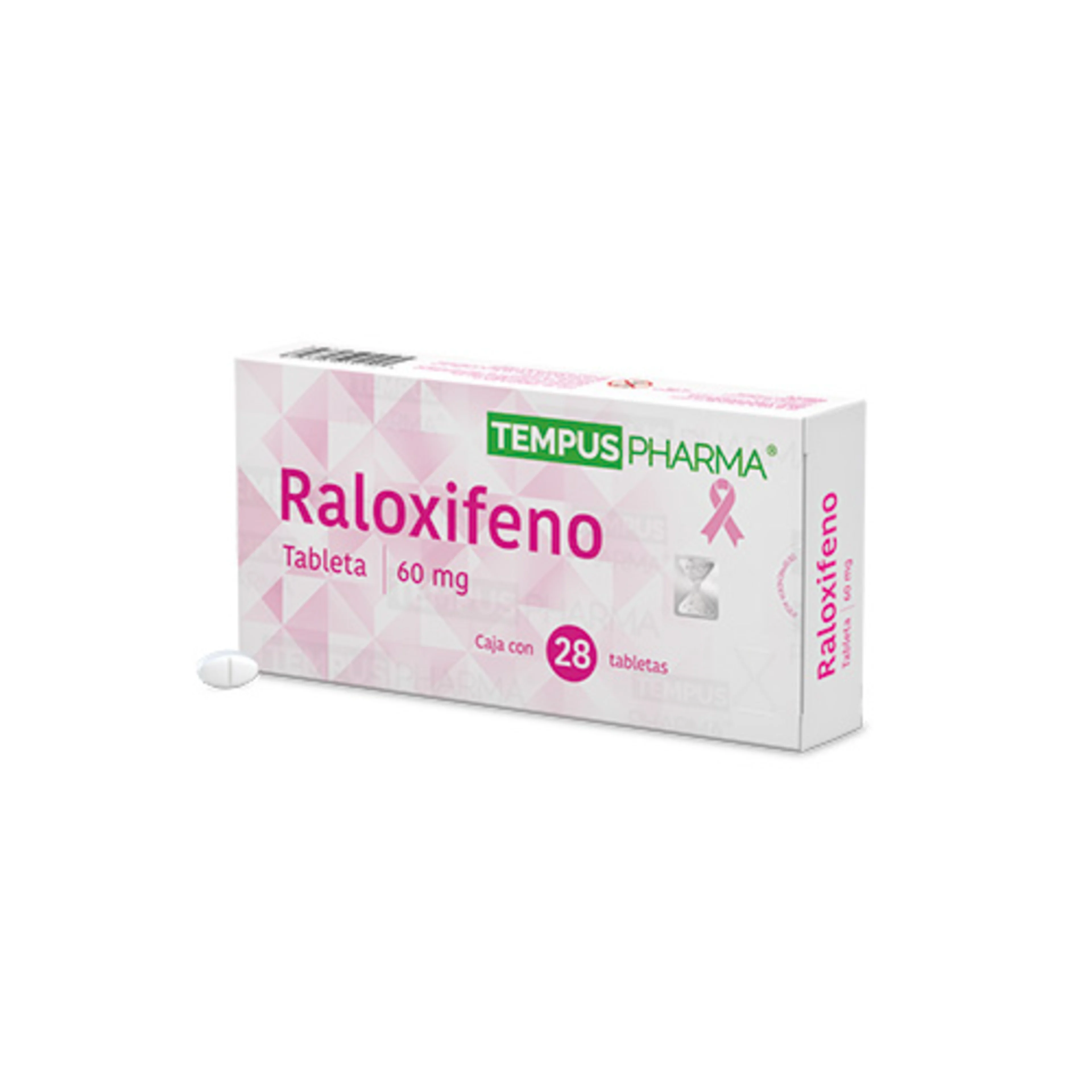 Raloxifeno 60 mg con 28 Tabletas