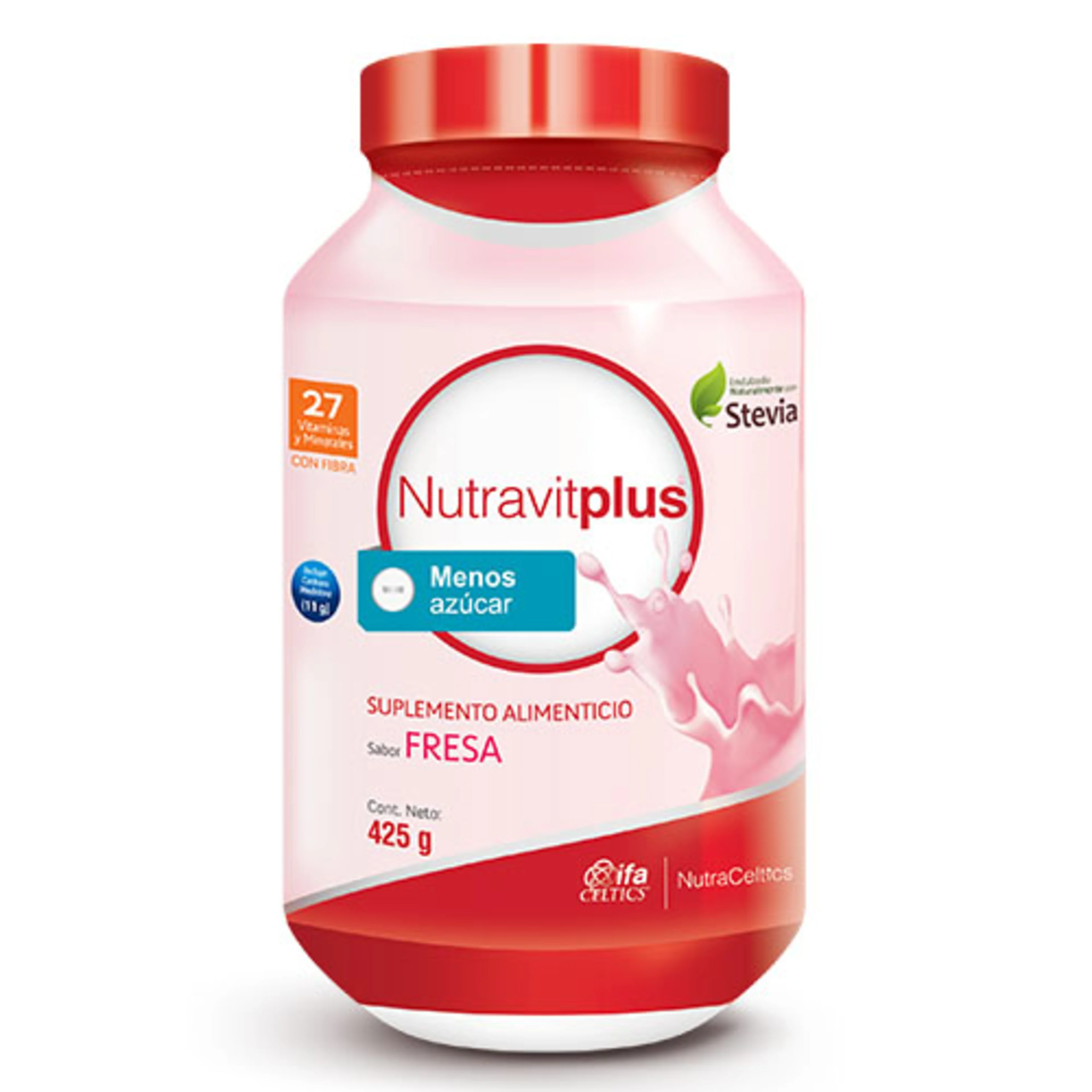 Nutravitplus Red Fresa 425 G