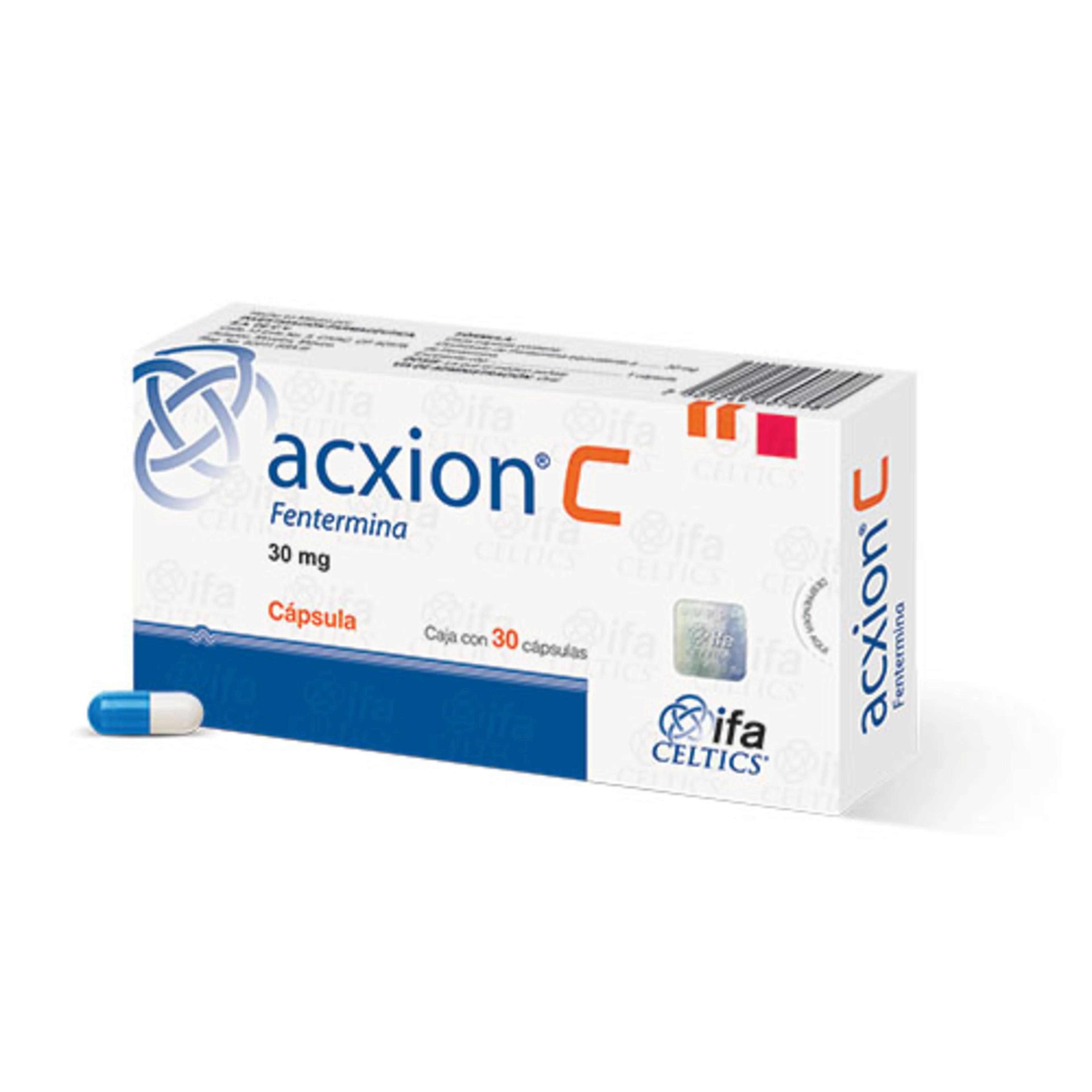 Acxion C 30 Mg Con 30 Cápsulas