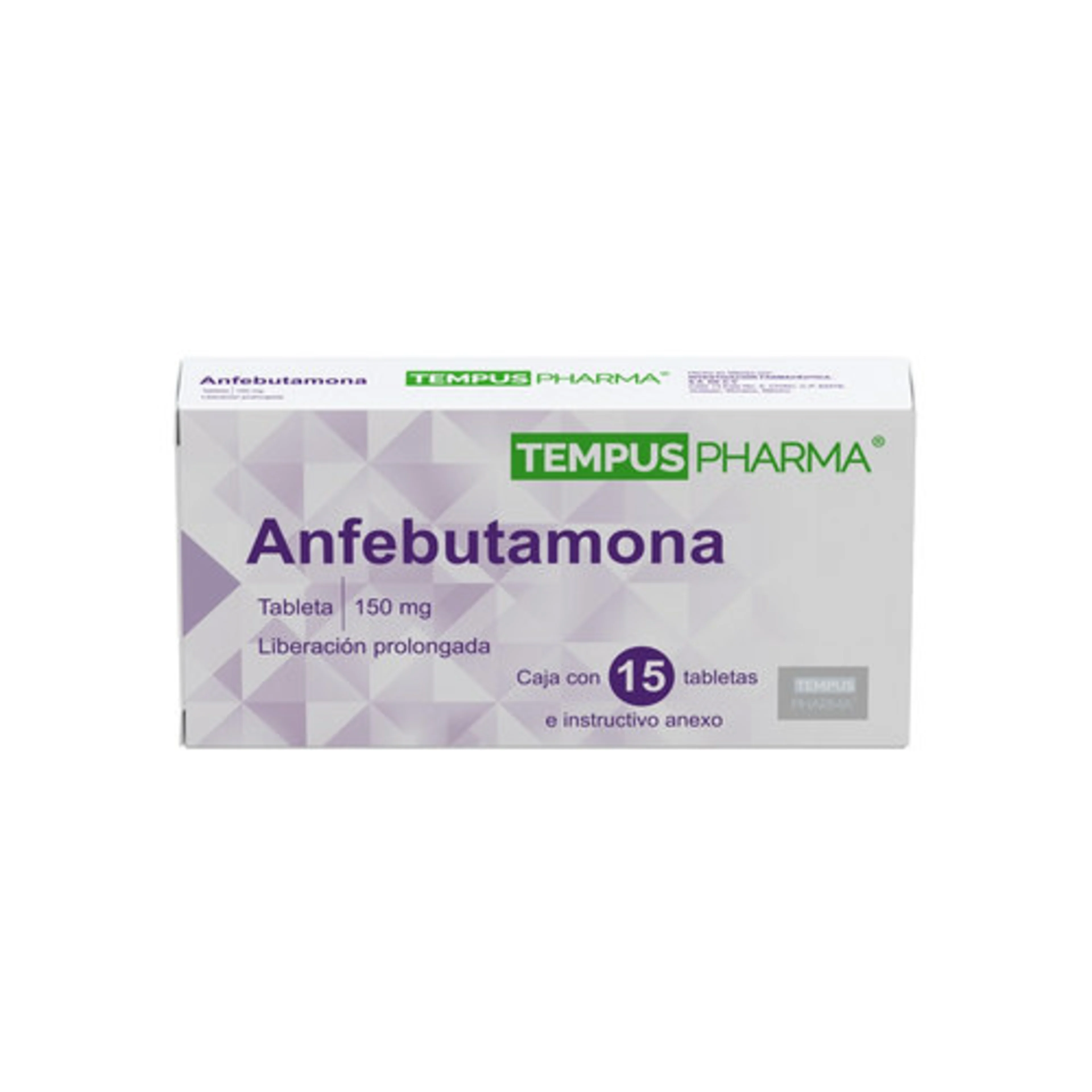 Anfebutamona 150 Mg Con 15 Tabletas