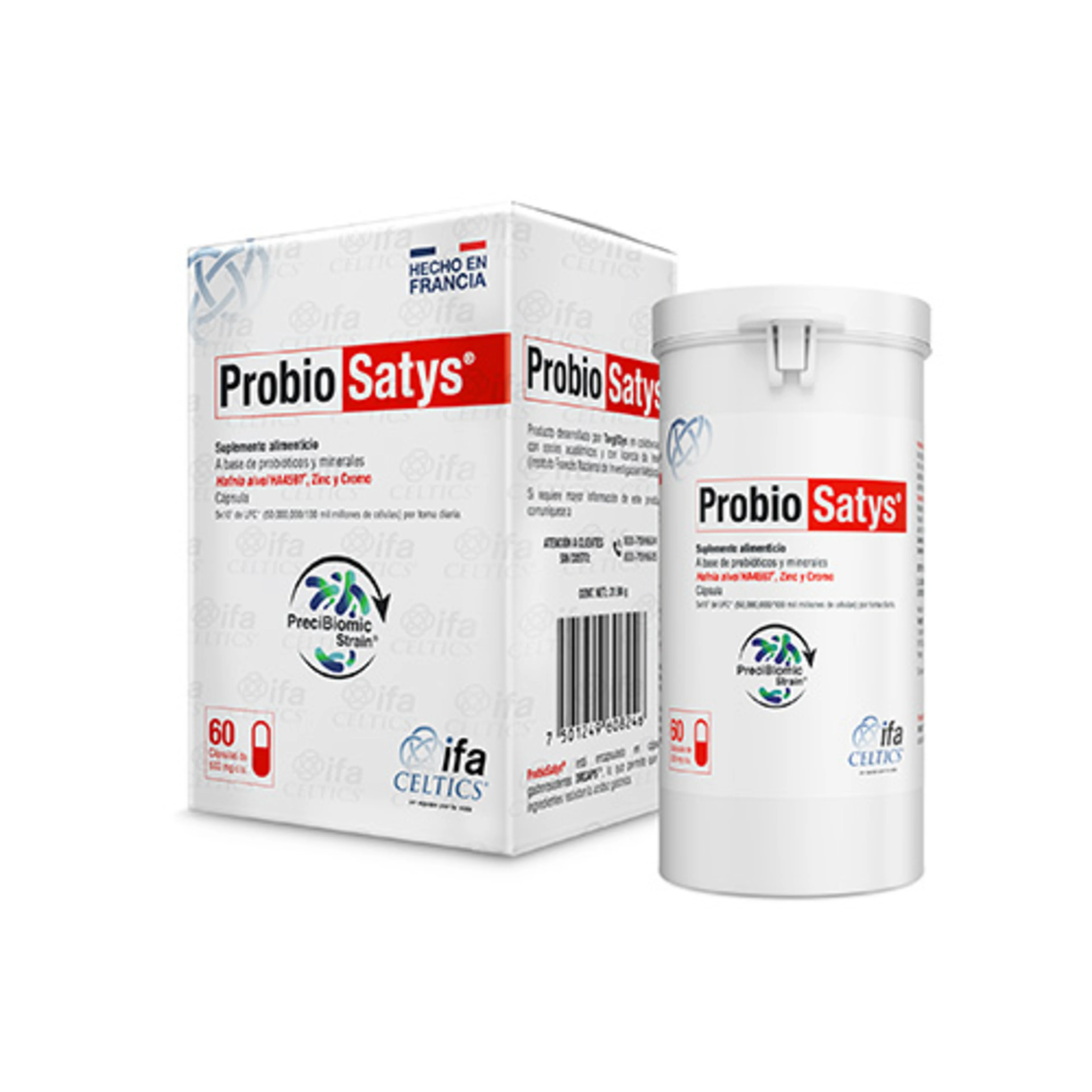 Probiosatys Hafnia alvei HA4597 533 mg 60 cápsulas