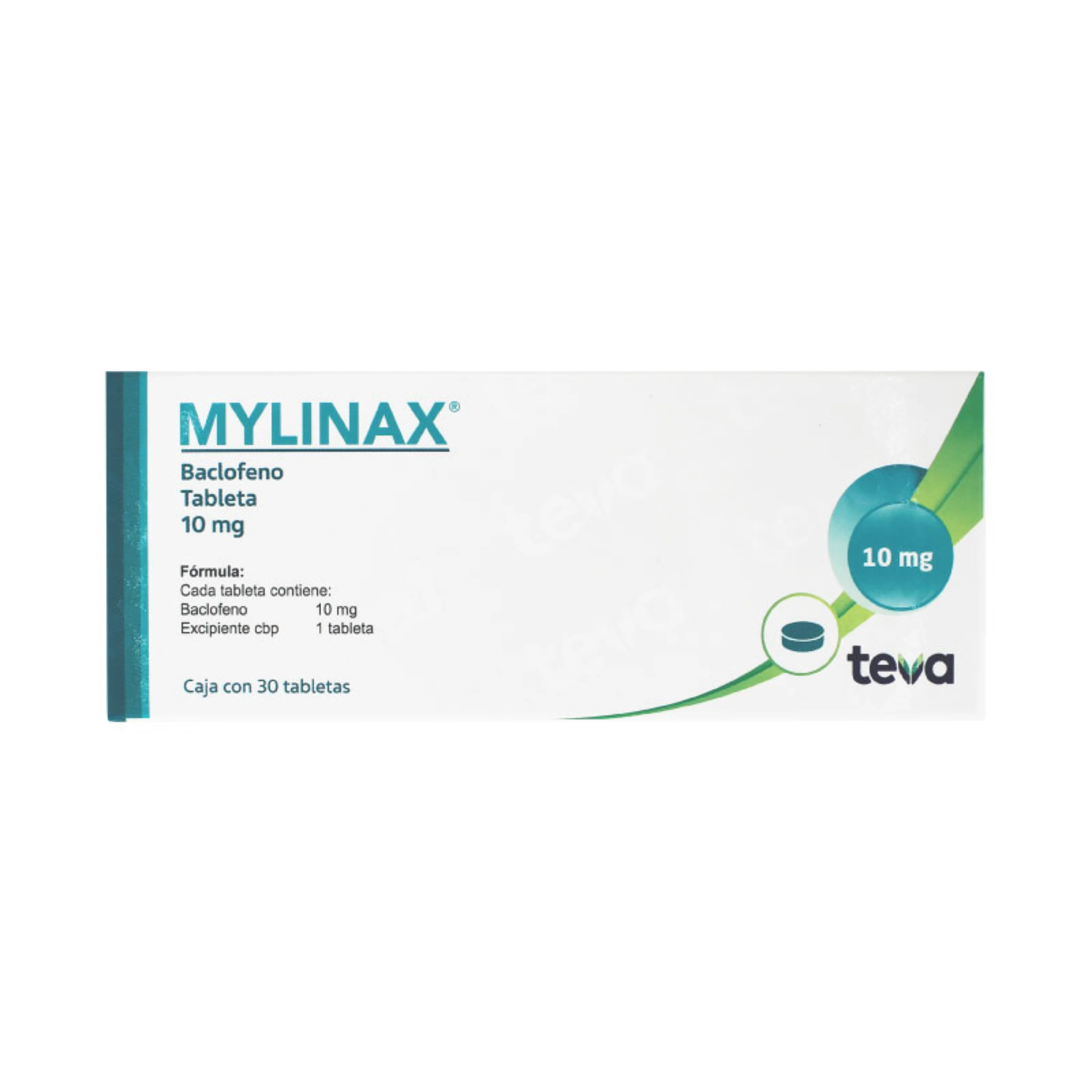 Mylinax 10 Mg Con 30 Tabletas