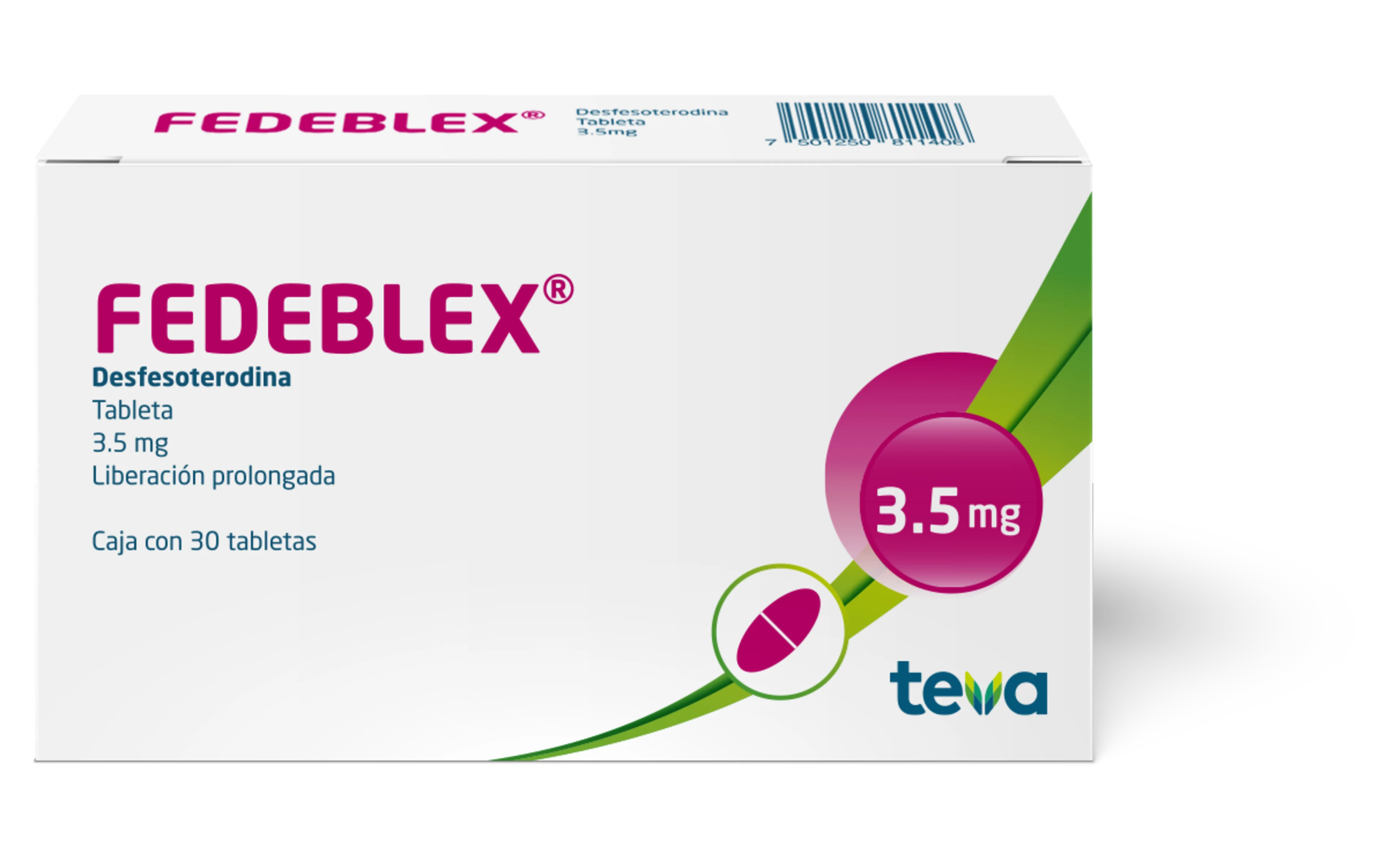 Fedeblex 3.5 Mg Con 30 Tabletas