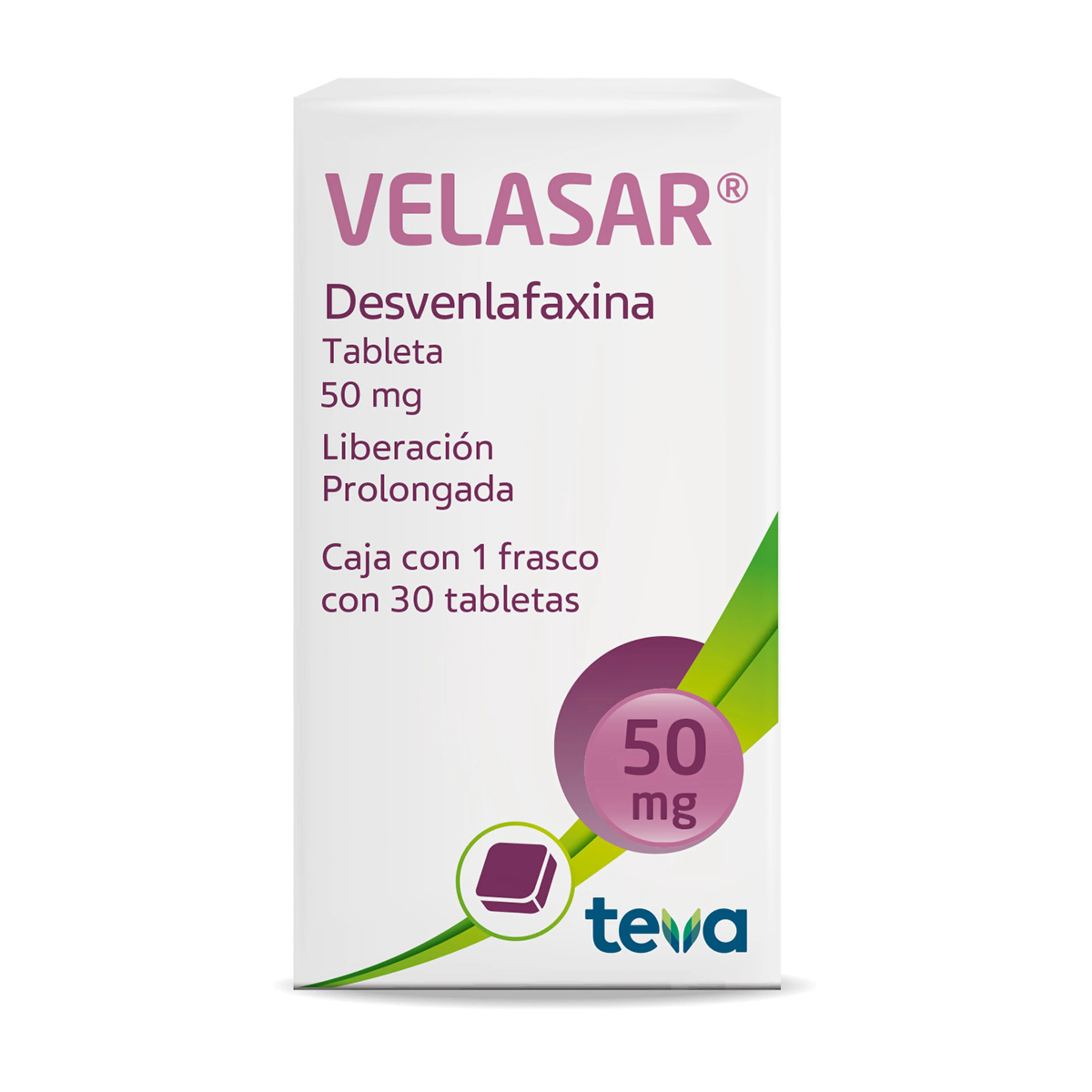 Velasar 50 Mg Caja Con 30 Tabletas