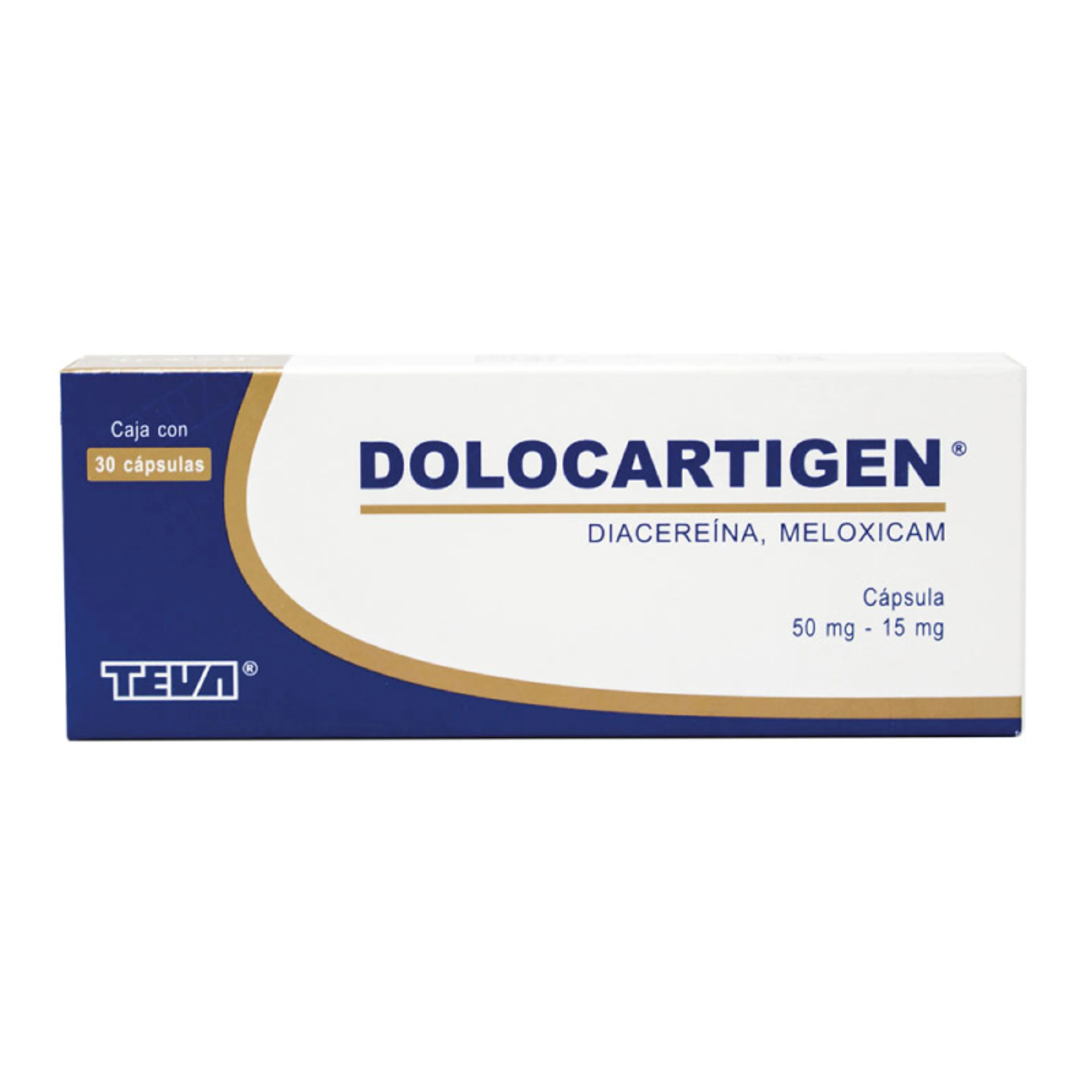 Dolocartigen 50/15 Mg Con 30 Cápsulas