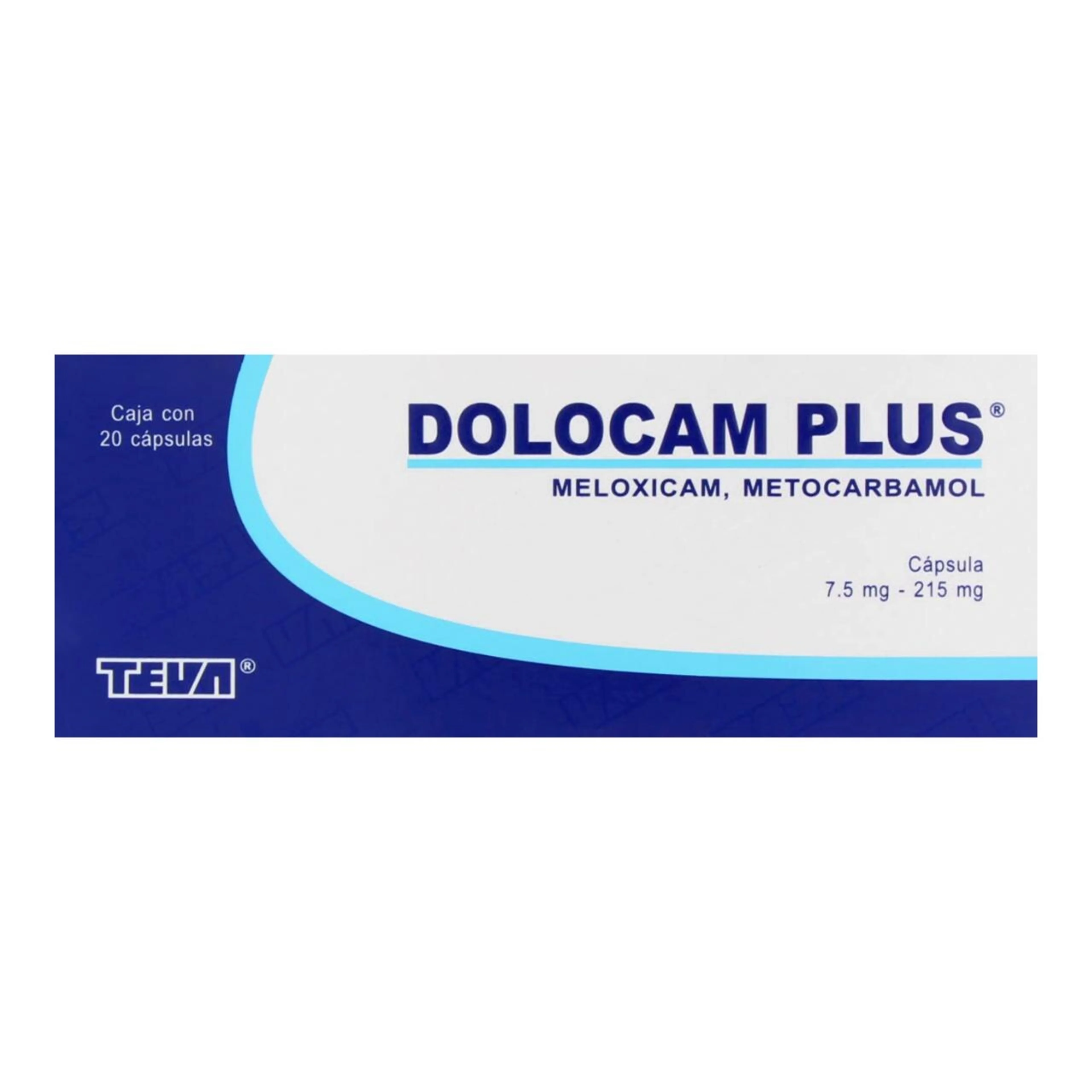 Dolocam Plus 7.5/215 Mg Con 20 Cápsulas
