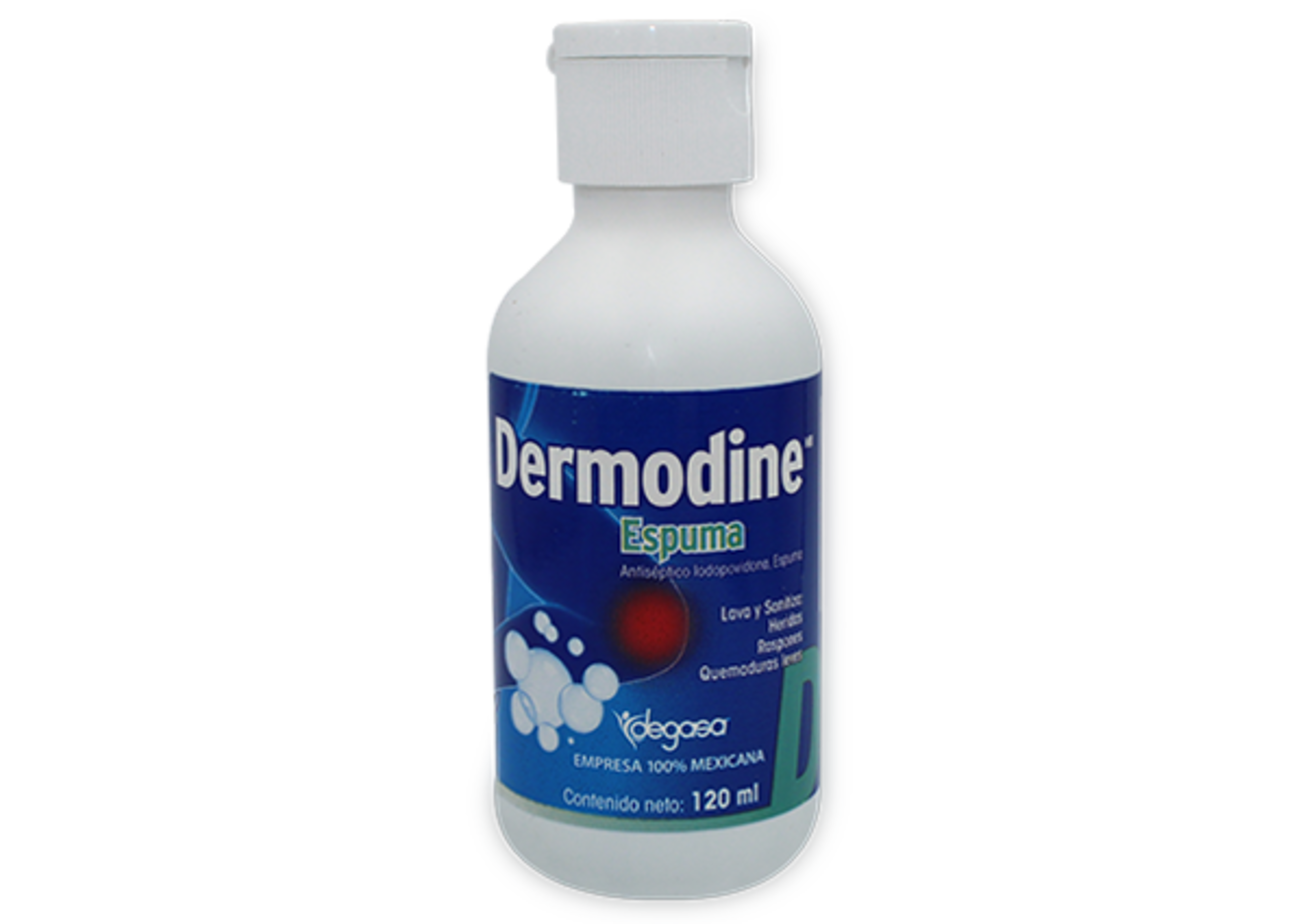 Dermodine Espuma Solución Antiséptica Con 120 Ml