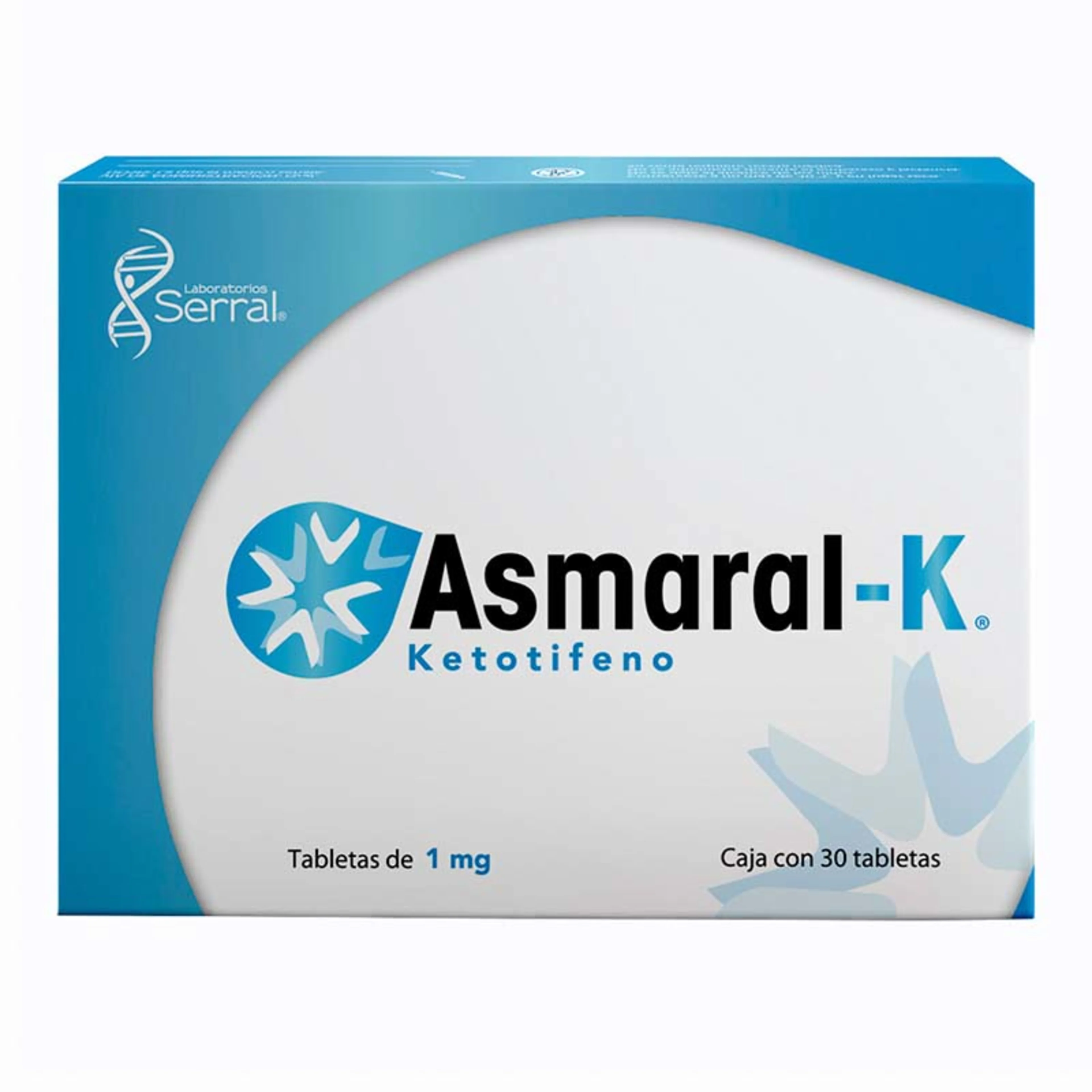 Asmaral-K 1 Mg Con 30 Tabletas