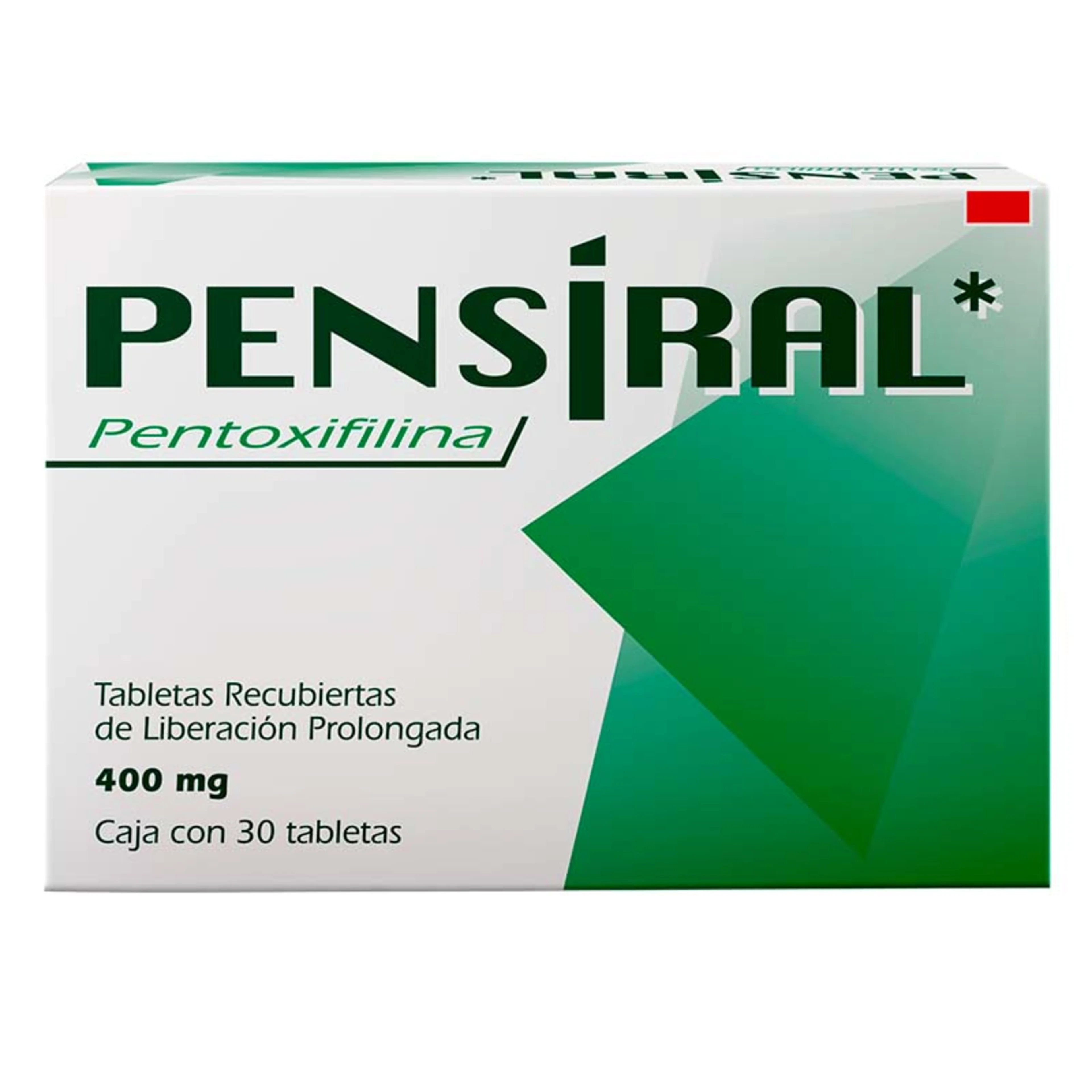 Pensiral 400 Mg Con 30 Tabletas