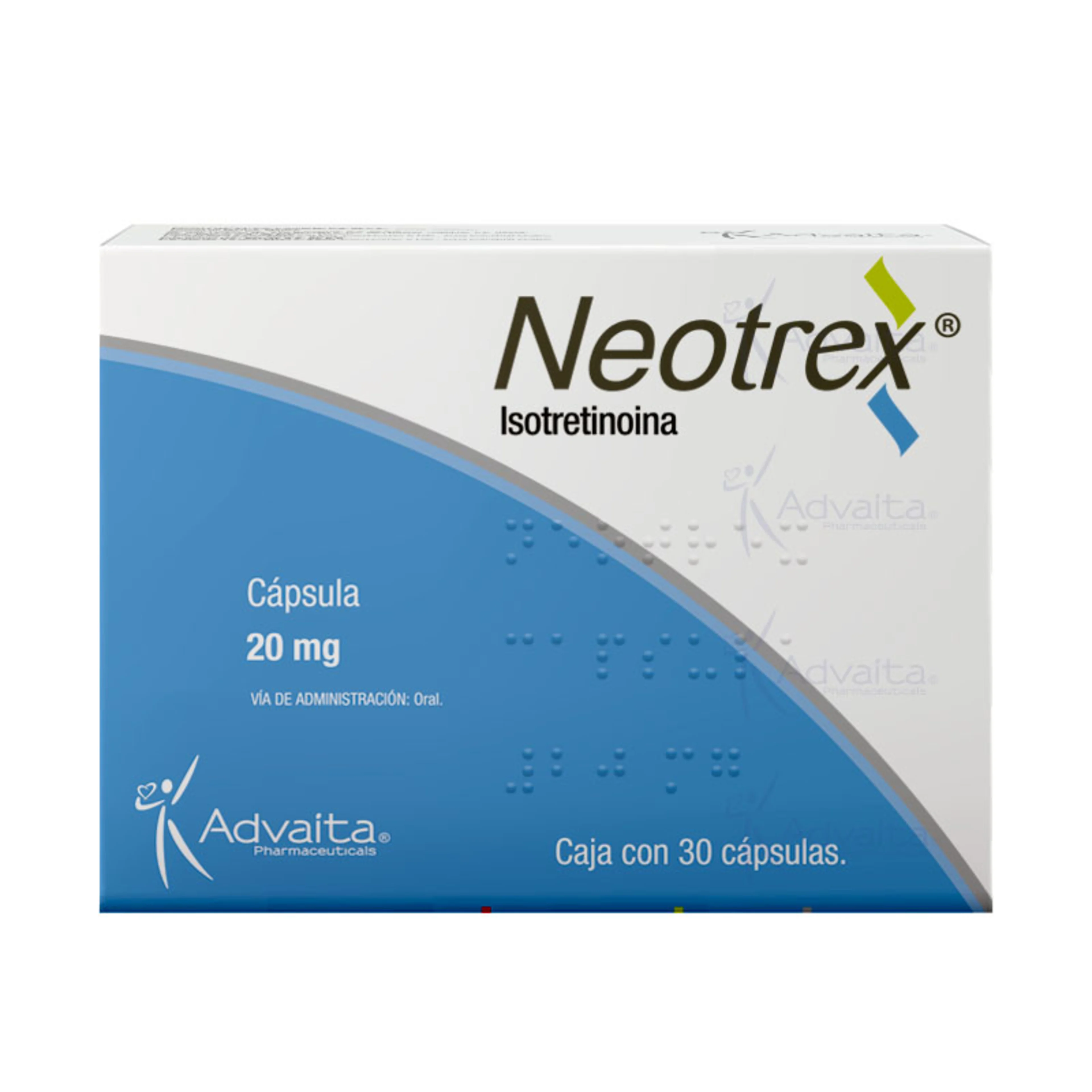 Neotrex 20 Mg Con 30 Cápsulas