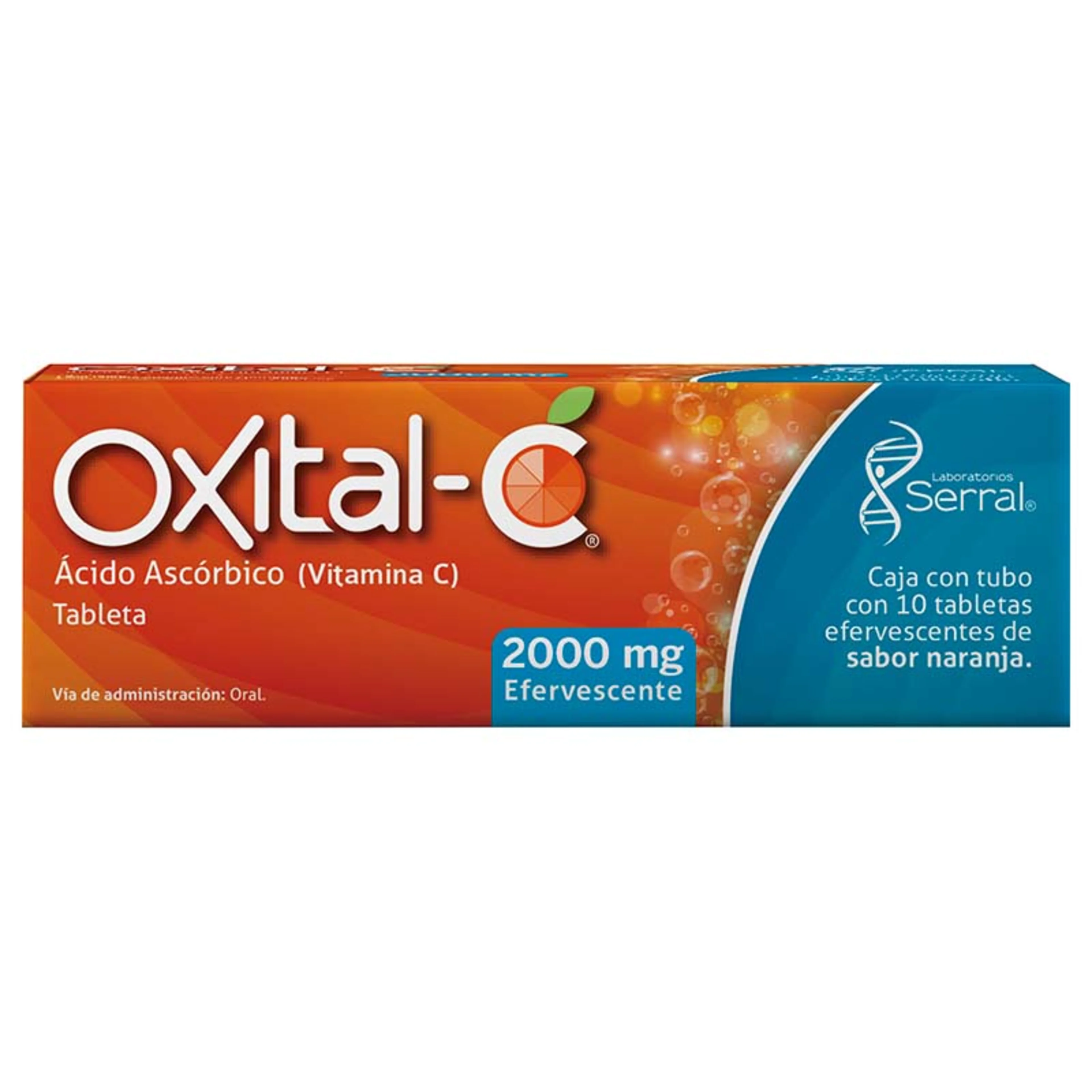 Oxital C 2 g 10 tab. efervescentes (Vitamina C)