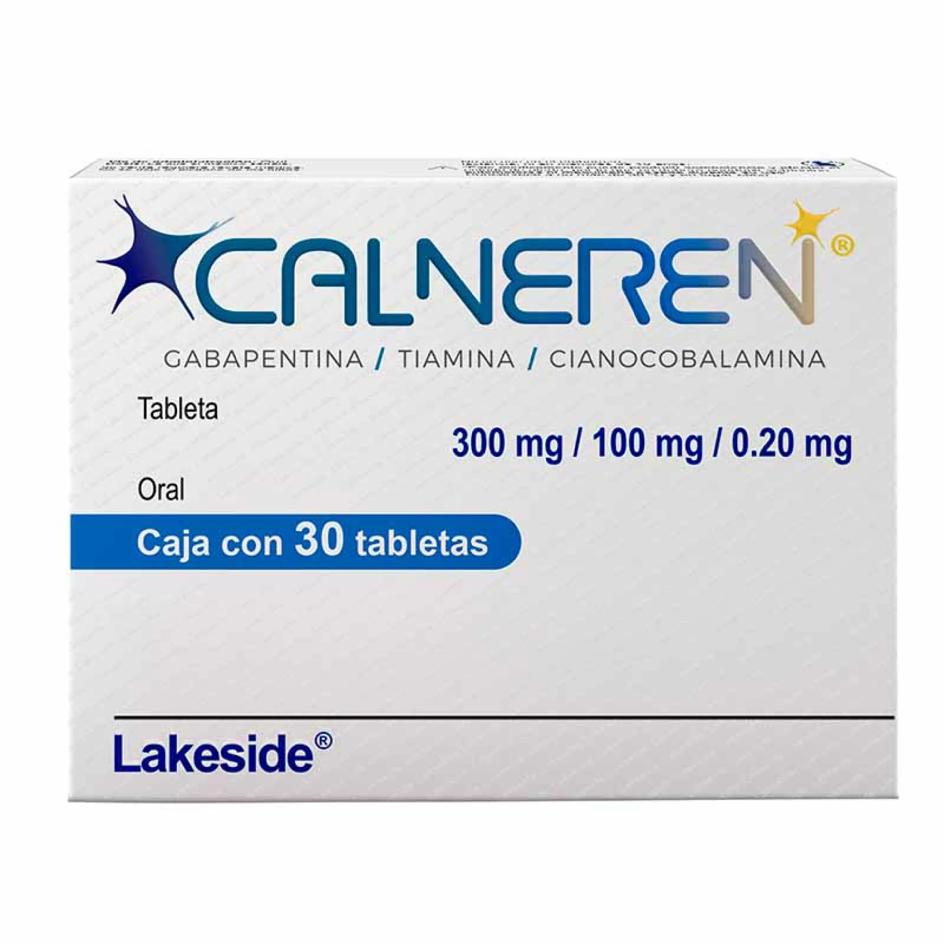 Calneren 300/100/0.20 Mg Con 30 Tabletas
